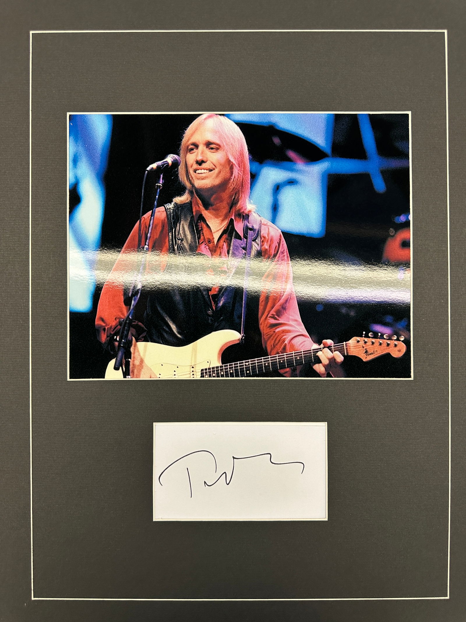 Tom Petty AUTOGRAPHED Display (1 of 1)