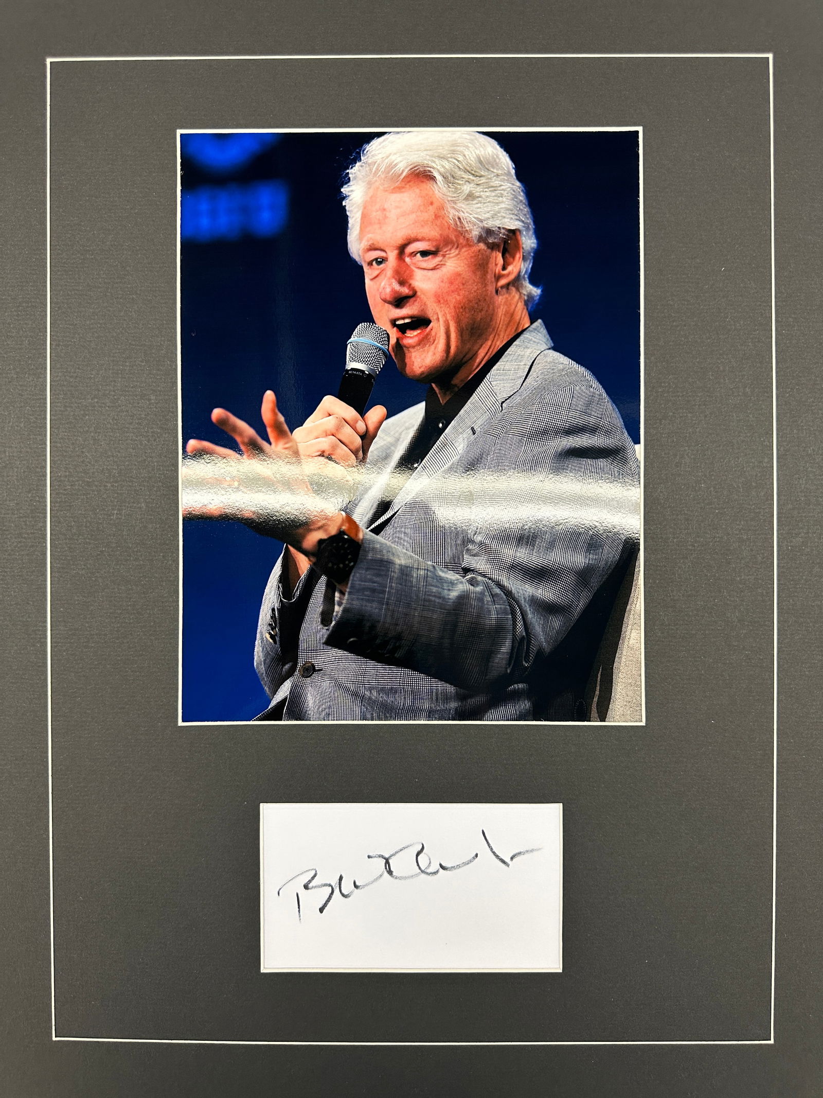 BILL CLINTON Autographed Display (1 of 1)