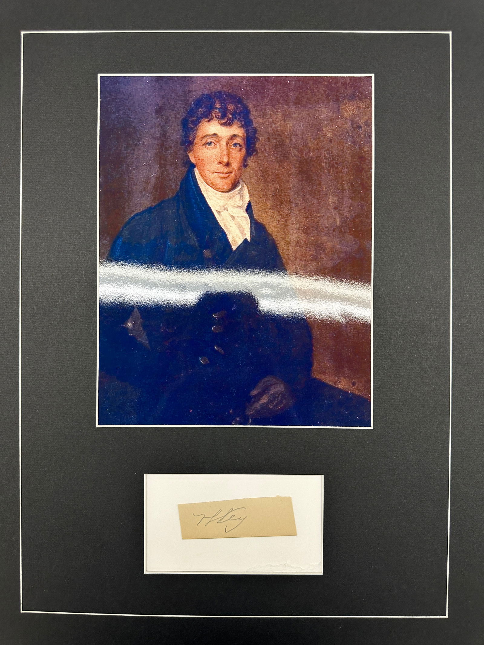 Francis Scott Key Autographed Display (1 of 1)