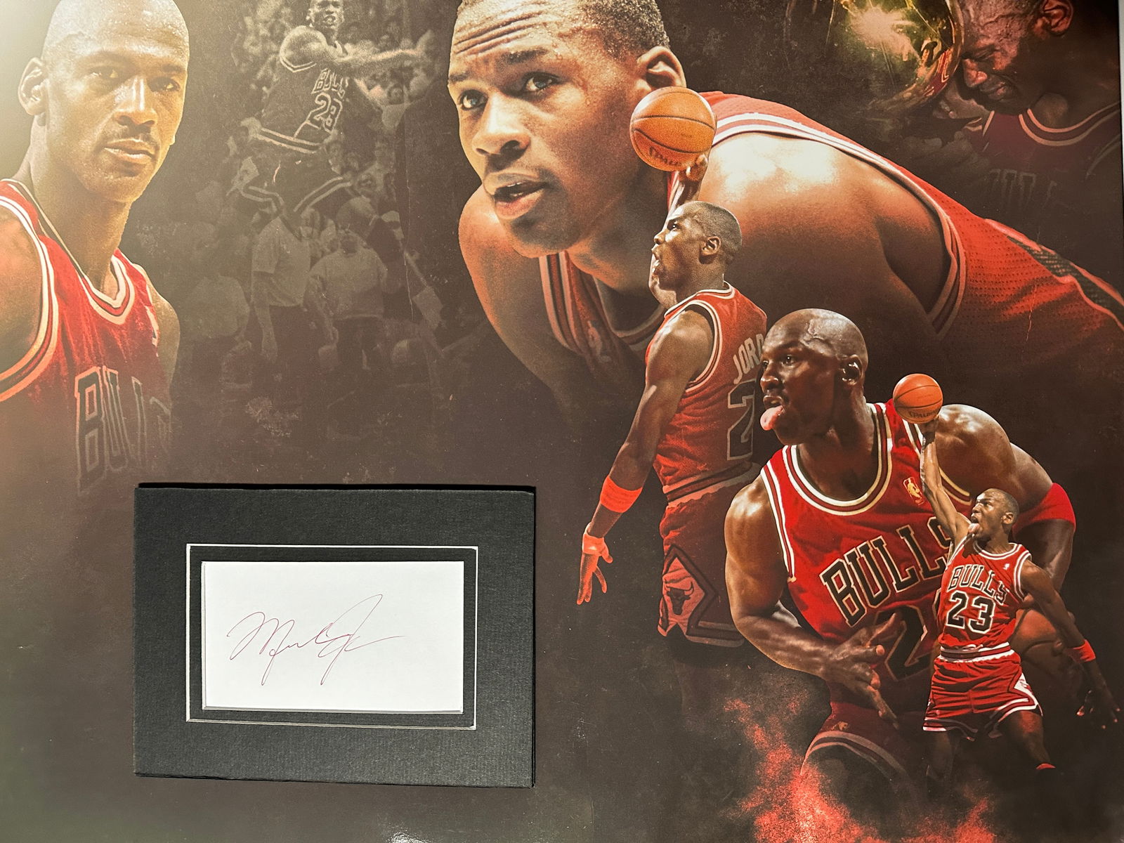 Michael Jordan Autographed Display (1 of 1)