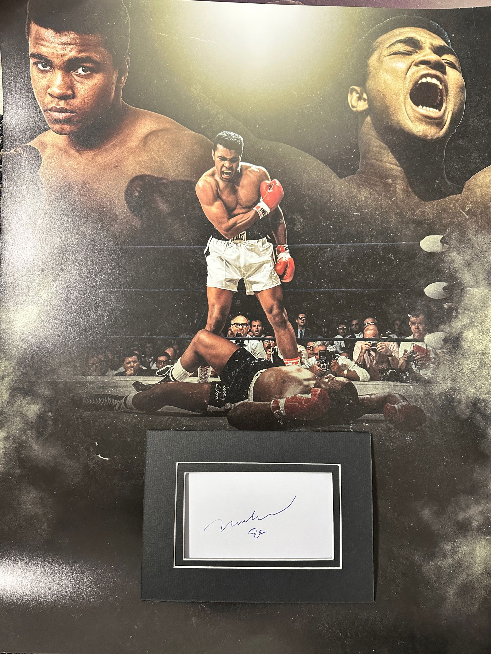 Ali Autographed Display (1 of 1)