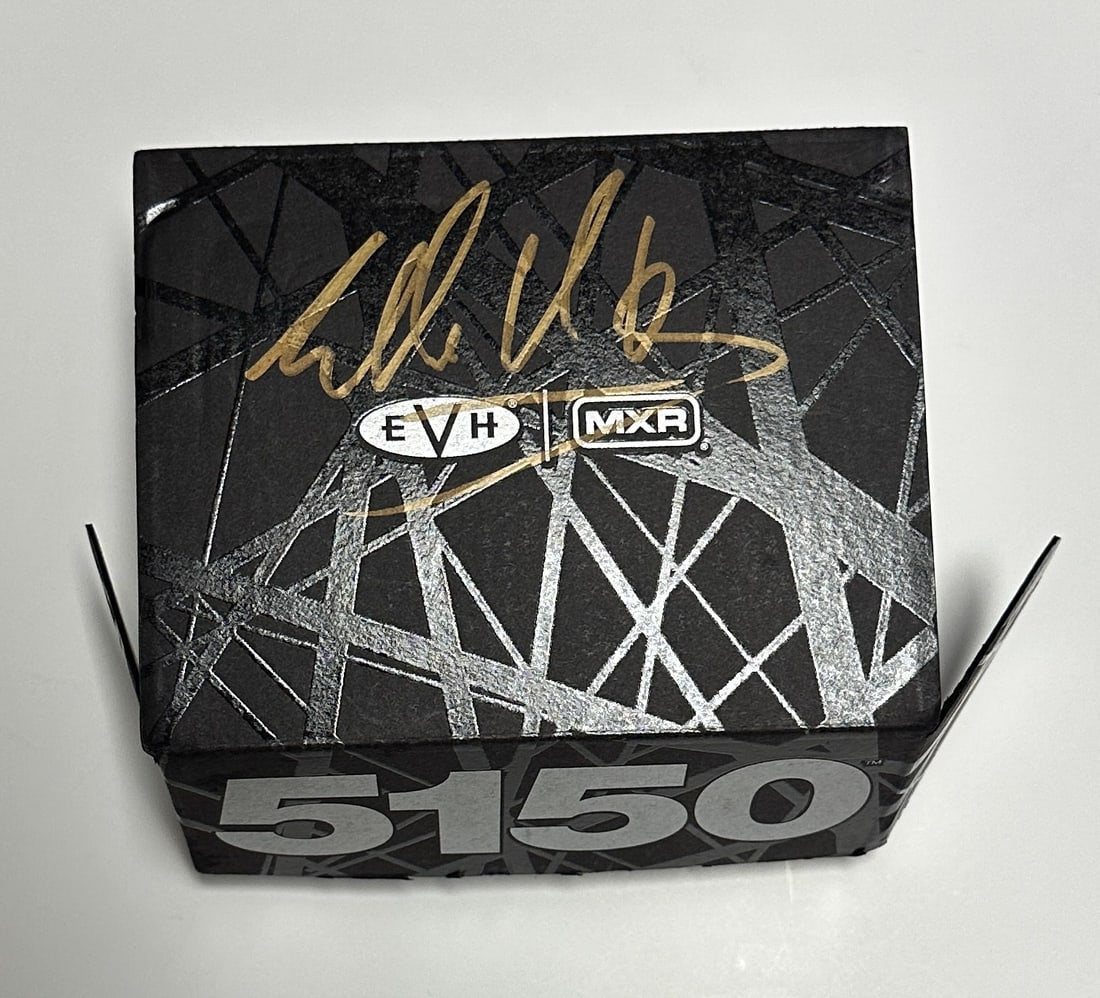 Eddie Van Halen Autographed Pedal Box (1 of 1)