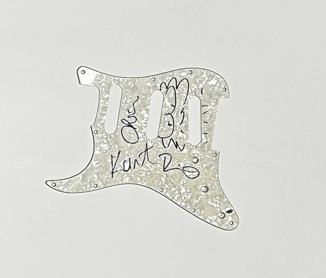 Nirbana Autographed Pickguard KURT DAVE CHRIS (1 of 1)