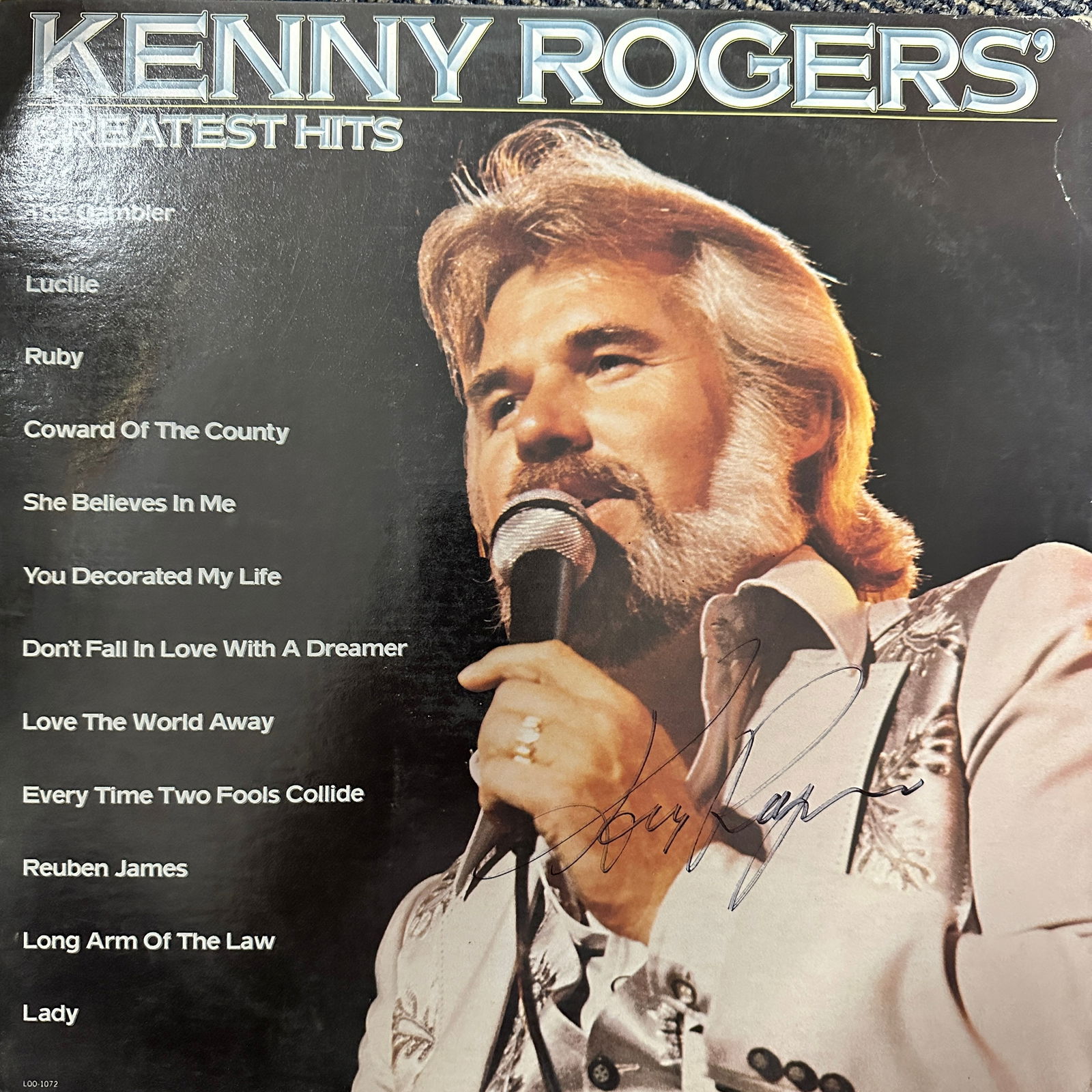 Kenny Rogers Autographed ALBUM (1 of 1)