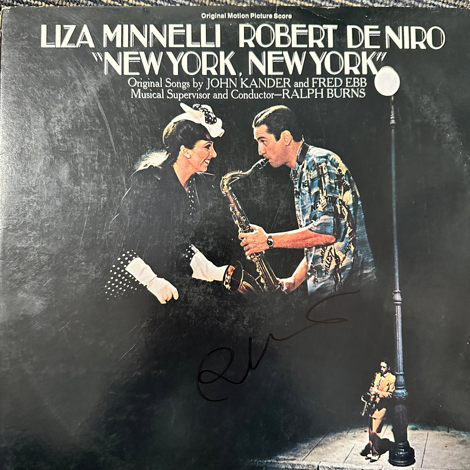Robert DeNiro Autographed ALBUM (1 of 1)