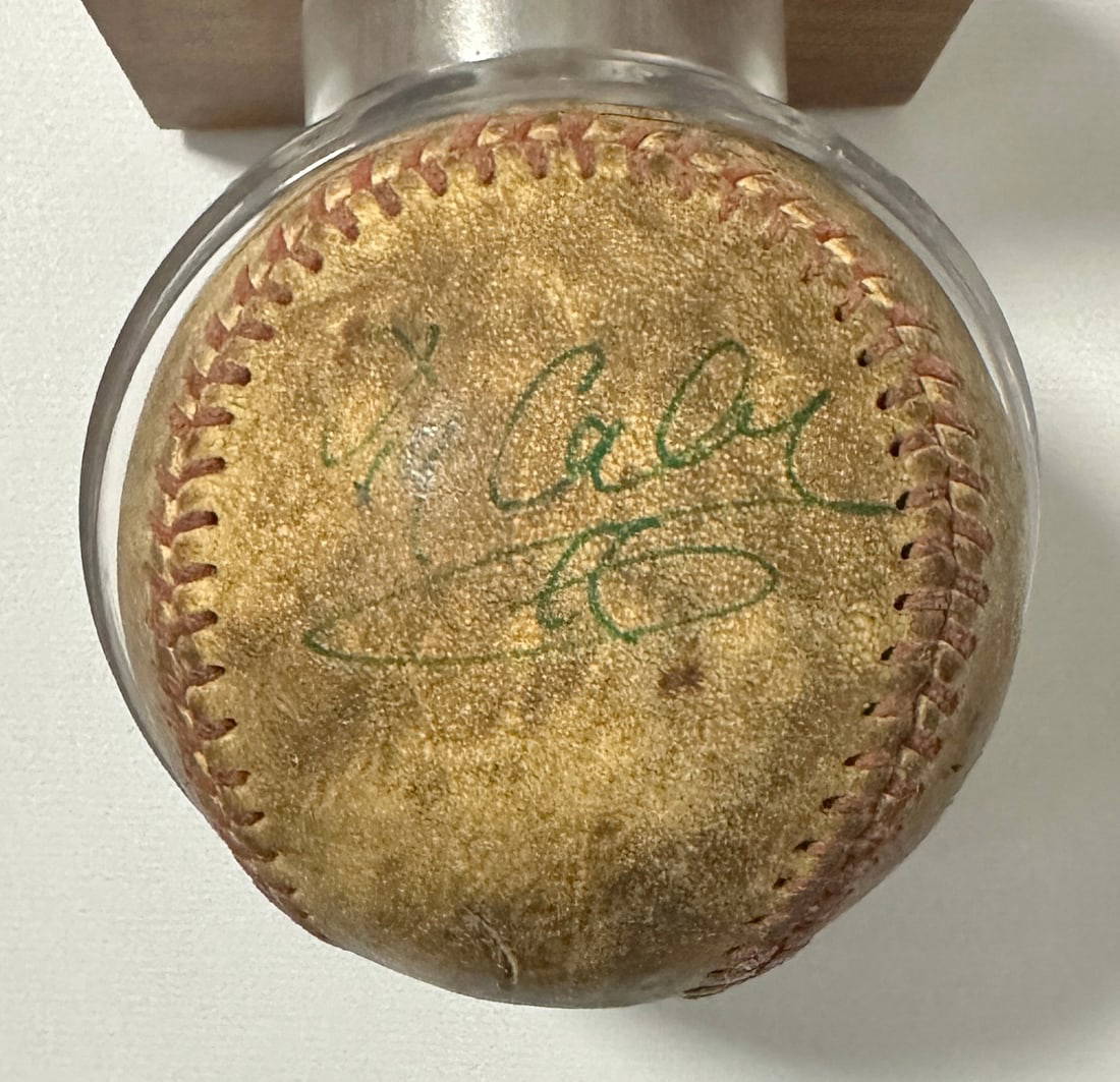 Ty Cobb Autographed Baseball Auction