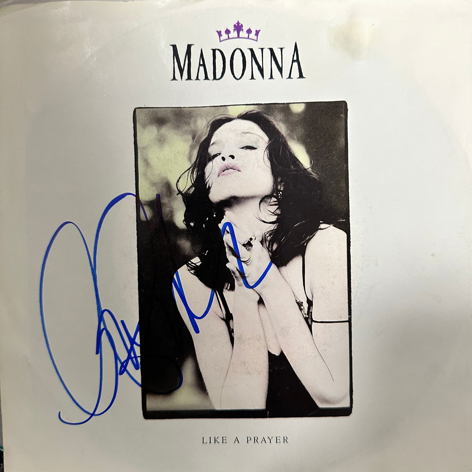 Madonna Autographed Album 7" Single (1 of 1)