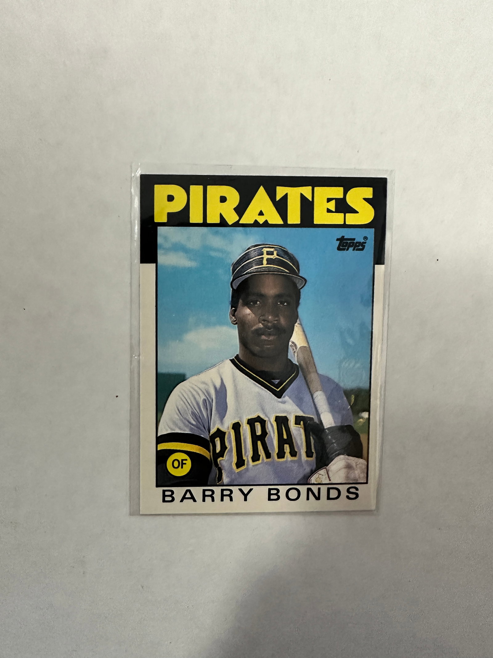 Barry Bonds Rookie Card (1 of 1)