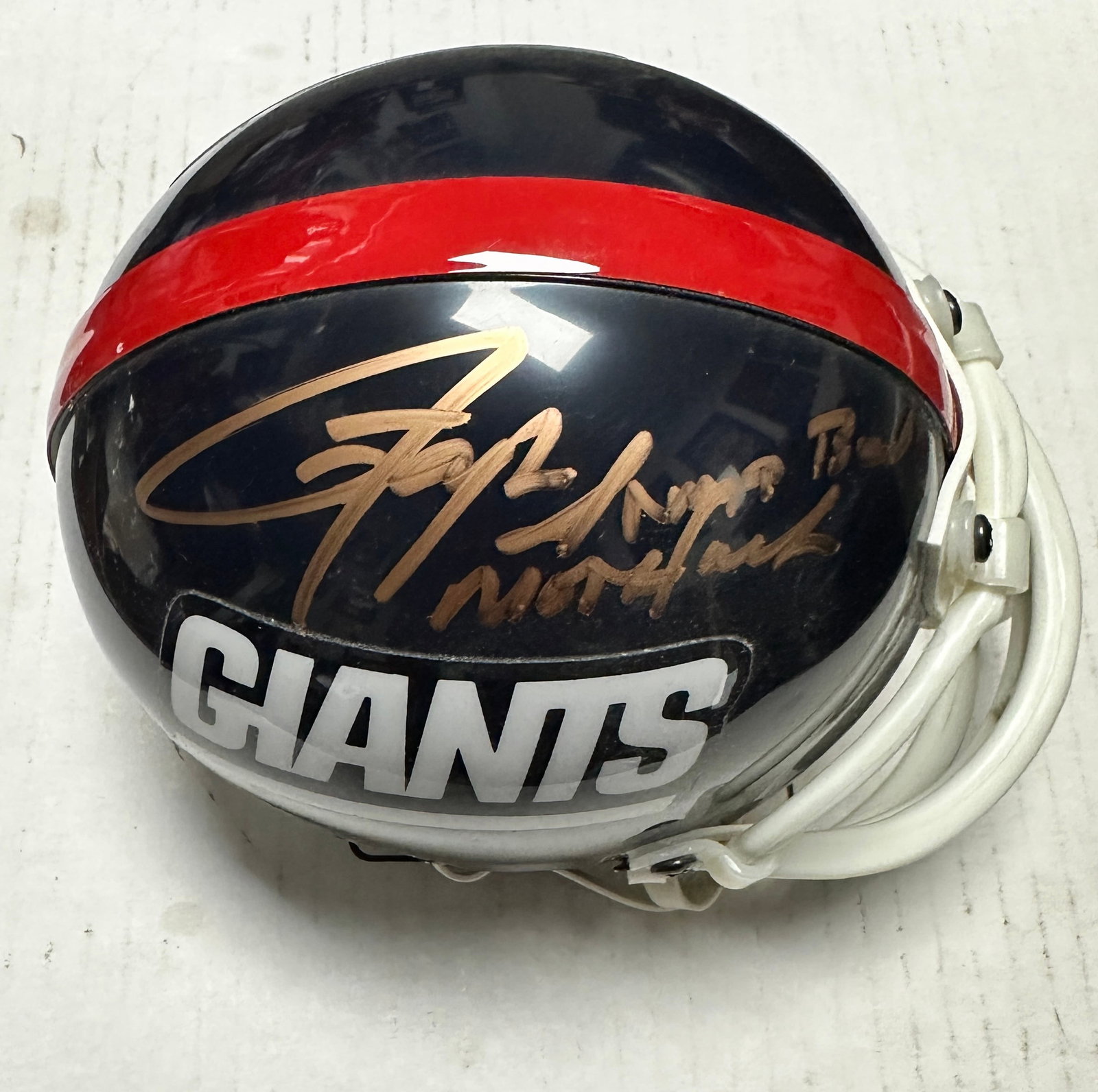 Lawrence Taylor AUTOGRAPHED MINI HELMET (1 of 1)