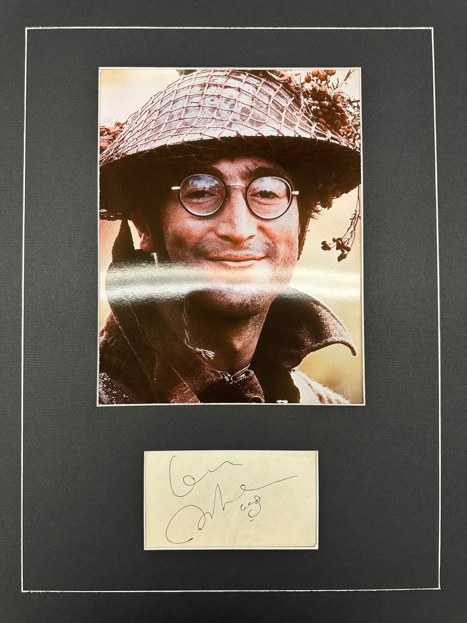 John Lennon Autographed Display: Displays are not framed, and can be framed for a cost. Framed items will state they are framed in the name of the item. All signed items come with a COA. Ask any and all questions BEFORE bidding. Sign