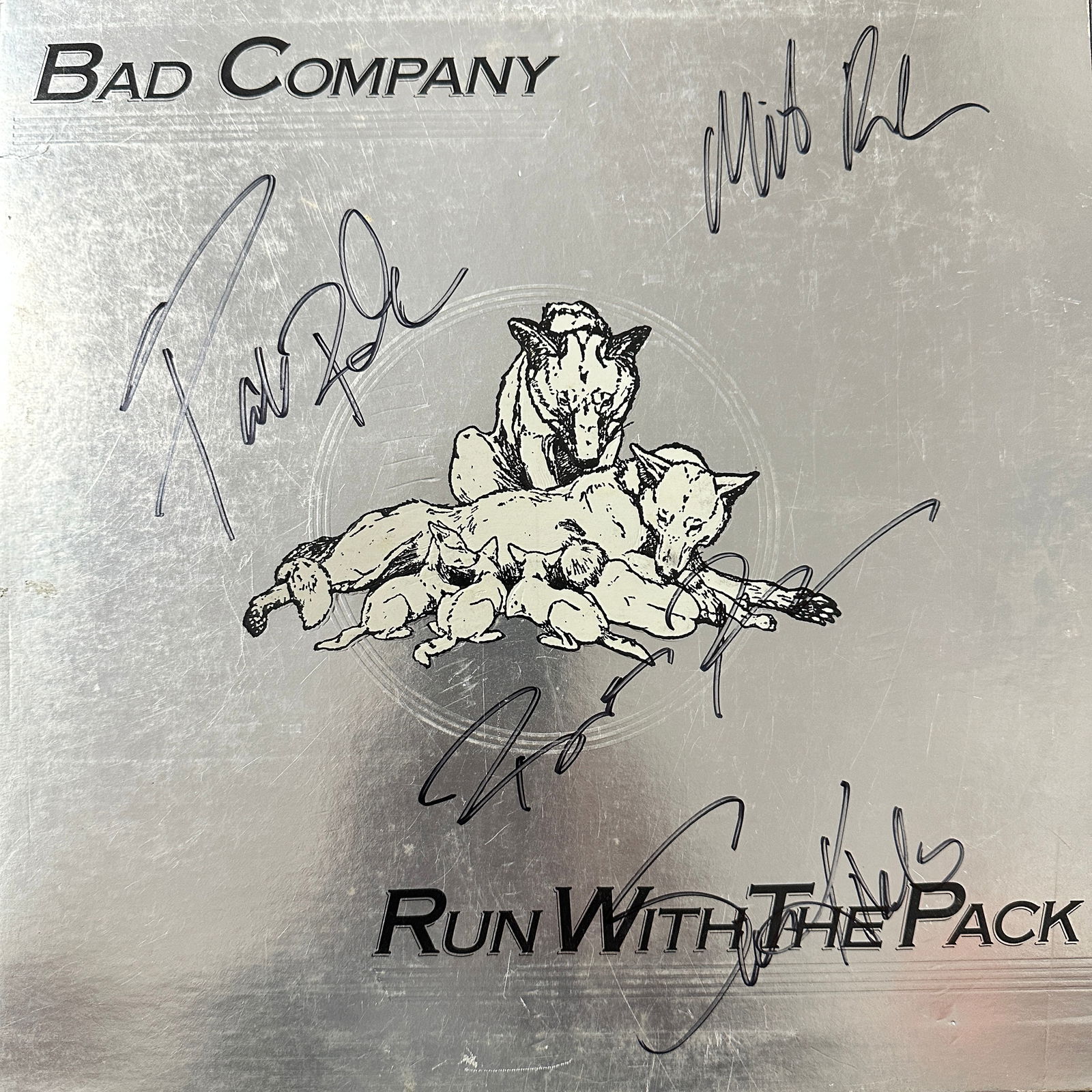 Bad Company Autographed ALBUM All 4! (1 of 1)