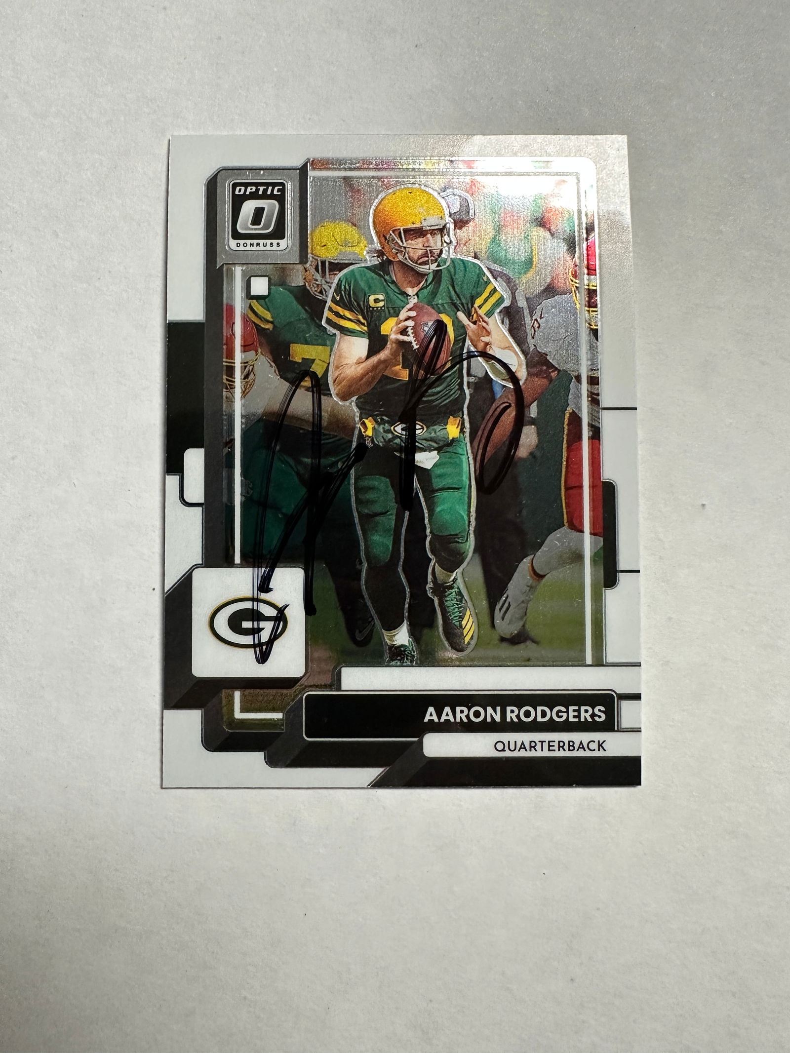 Aaron Rodgers Autographed Card (1 of 1)