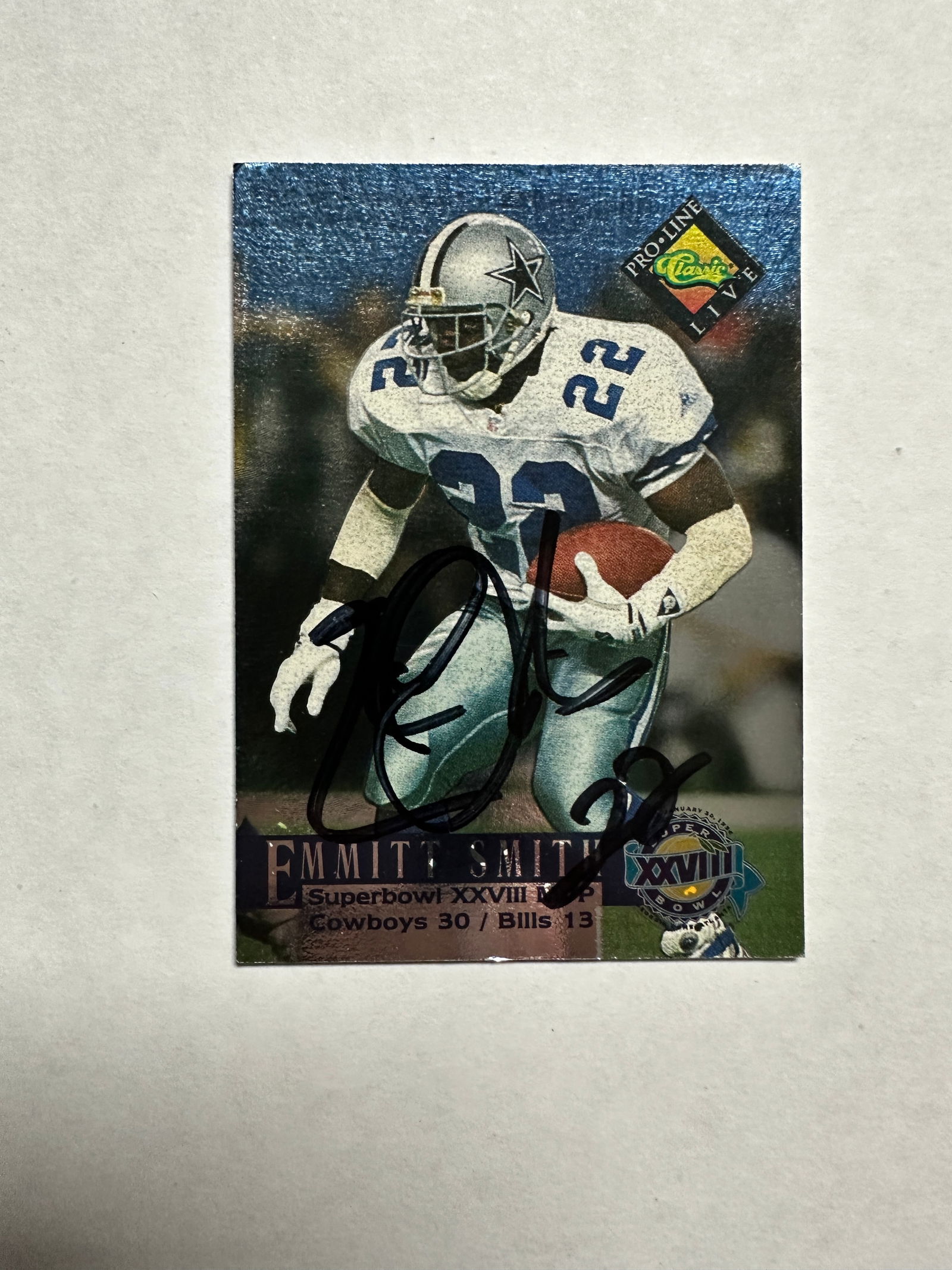 Emmitt Smith Autographed Card (1 of 1)