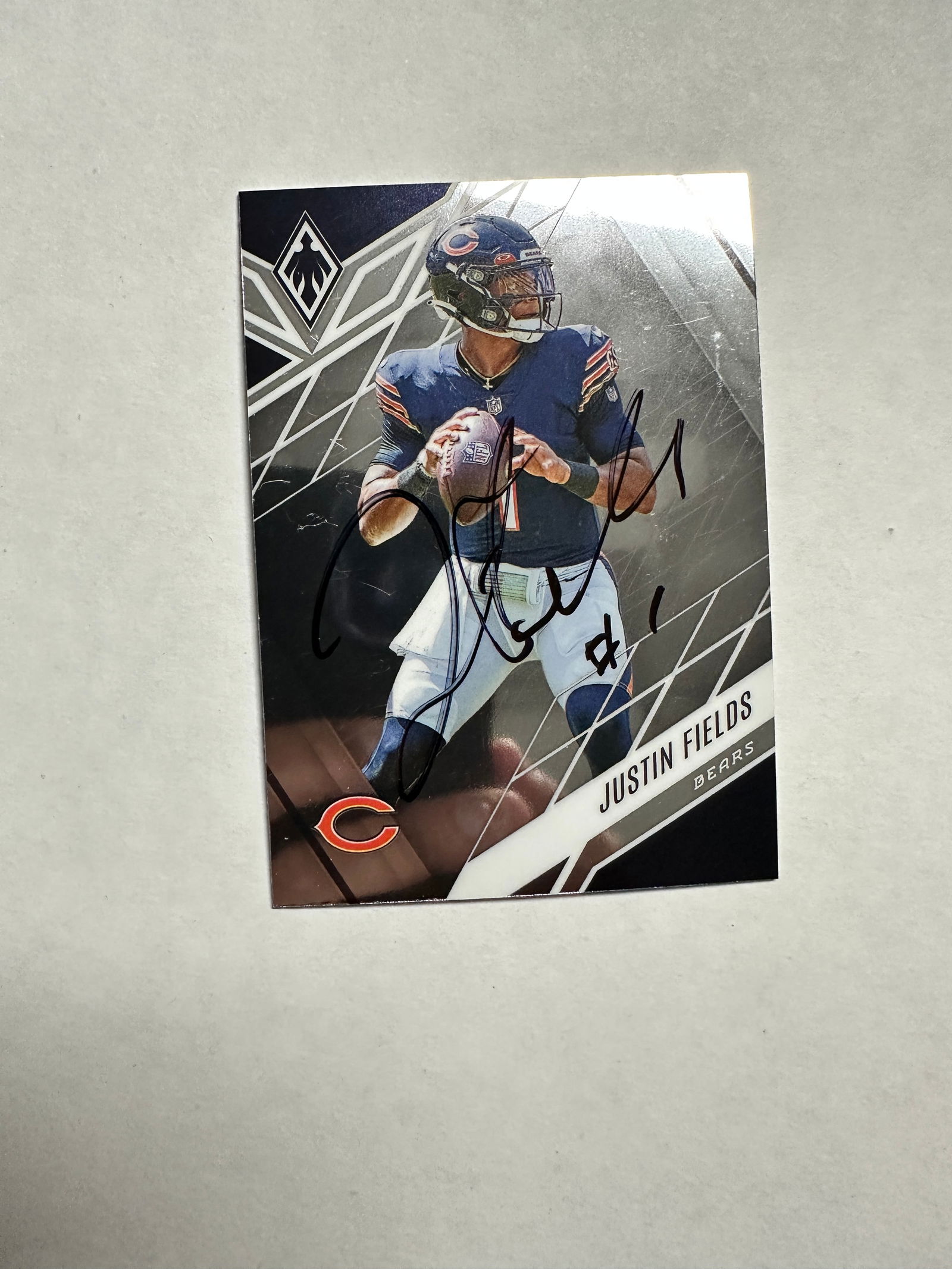 Justin Fields Autographed Card (1 of 1)