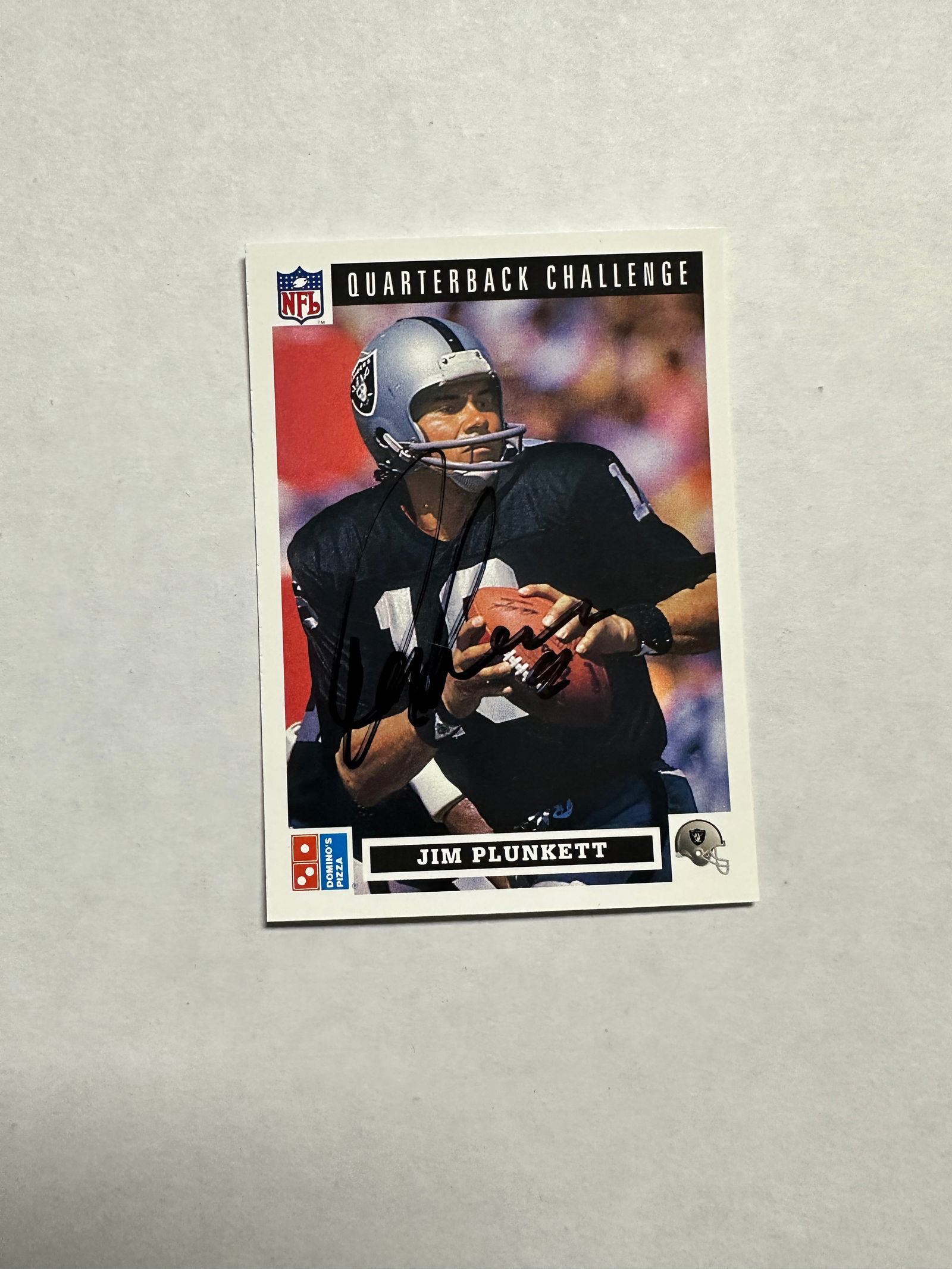Jim Plunkett Autographed Card (1 of 1)