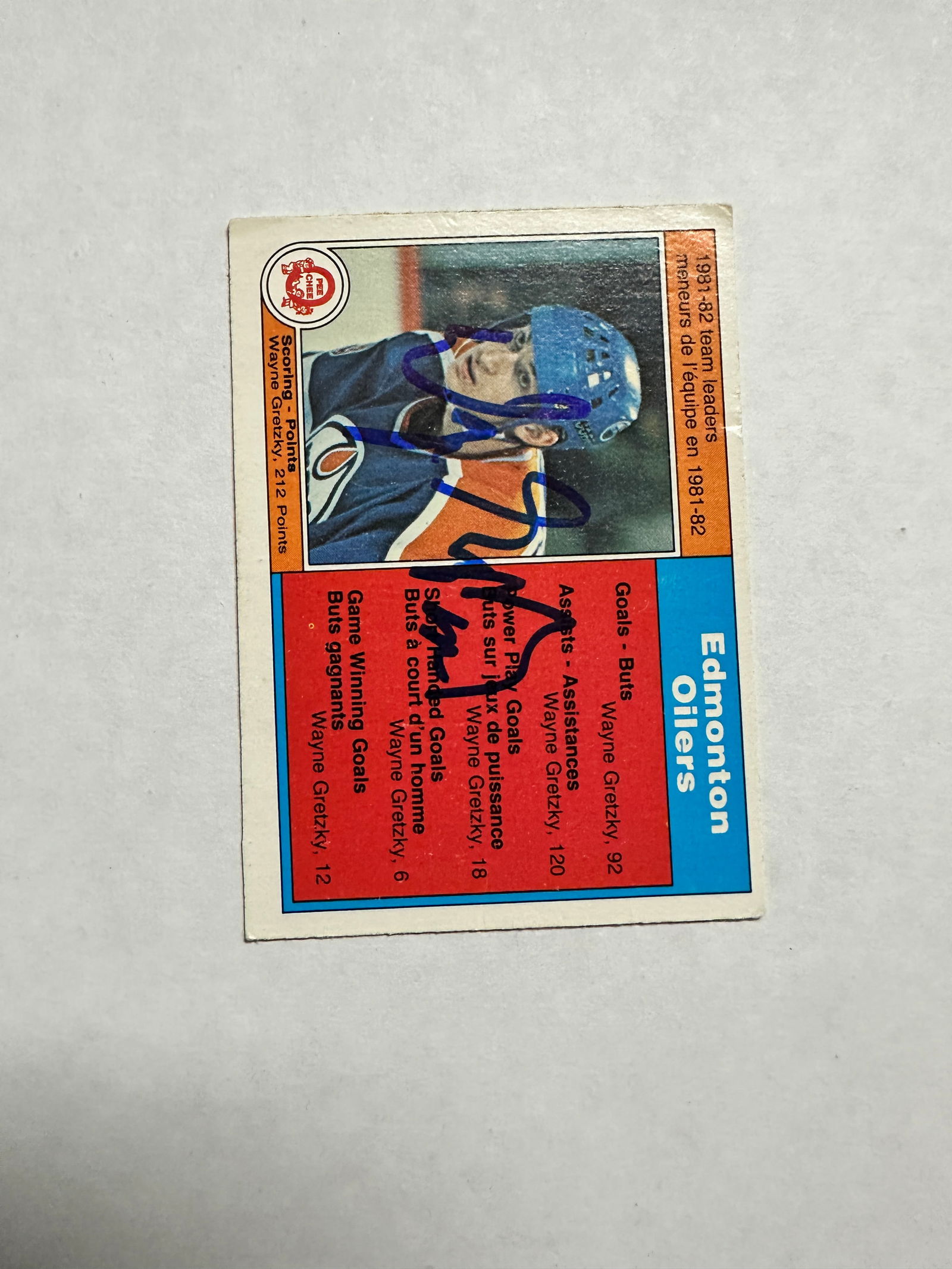 Wayne Gretzky AUTOGRAPHED Card (1 of 1)