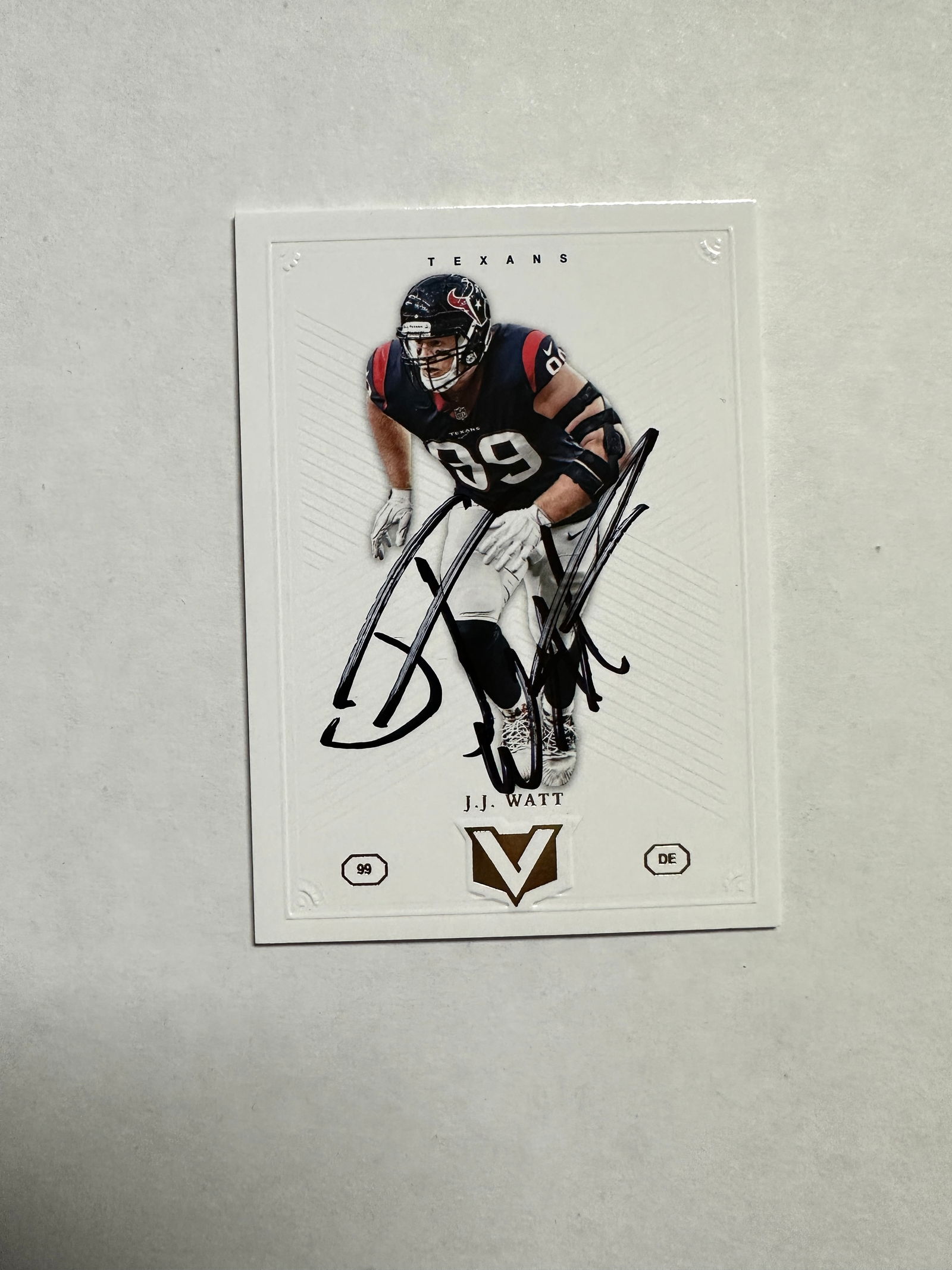 JJ Watt Autographed Card (1 of 1)