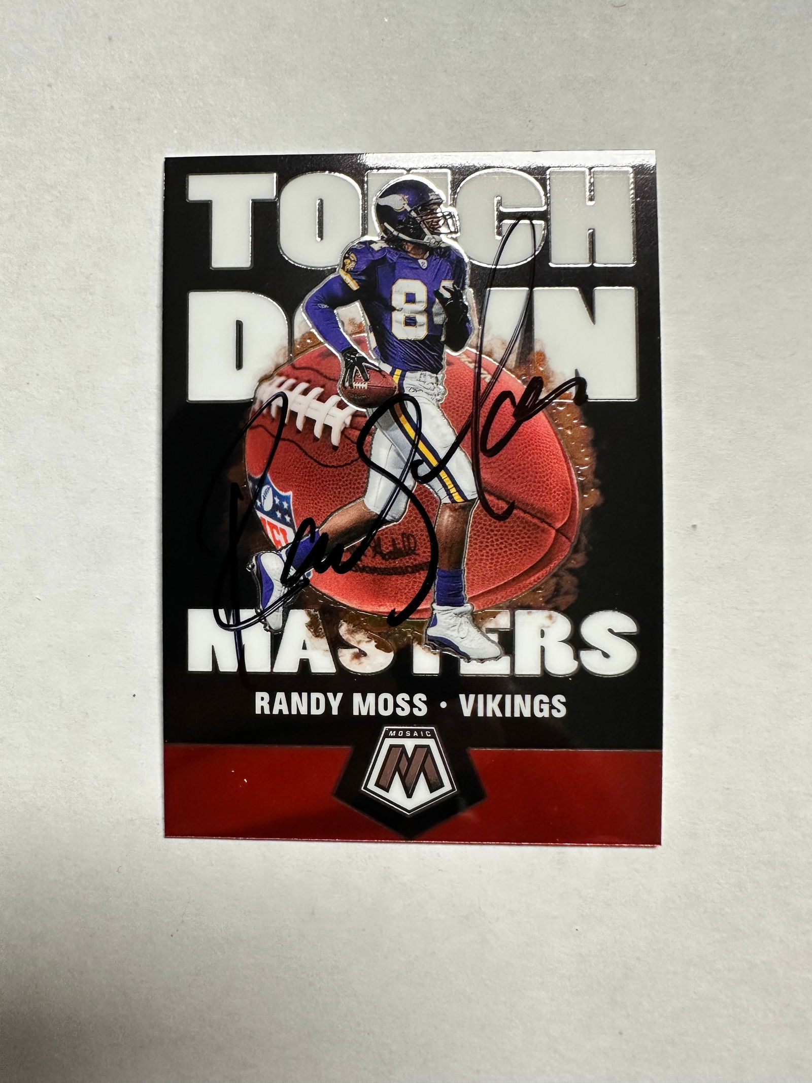 Randy Moss Autographed Card (1 of 1)