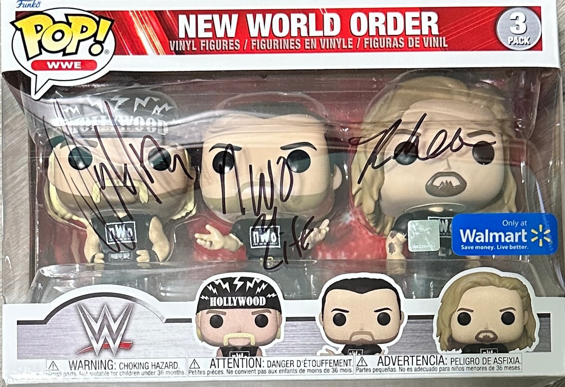 Hulk Hogan Kevin Nash Autographed Funko (1 of 1)