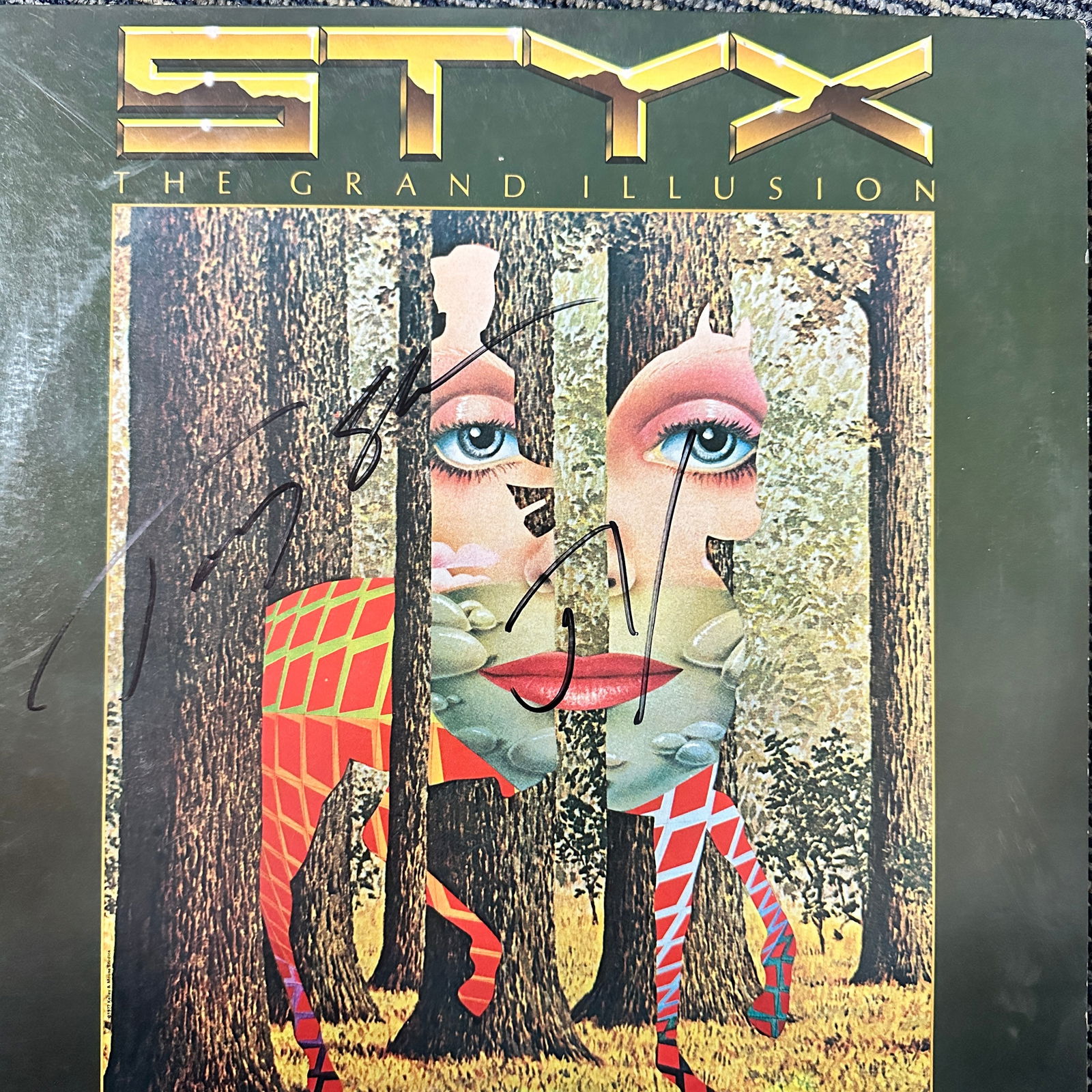 Styx Tommy Shaw JY Autographed ALBUM (1 of 1)