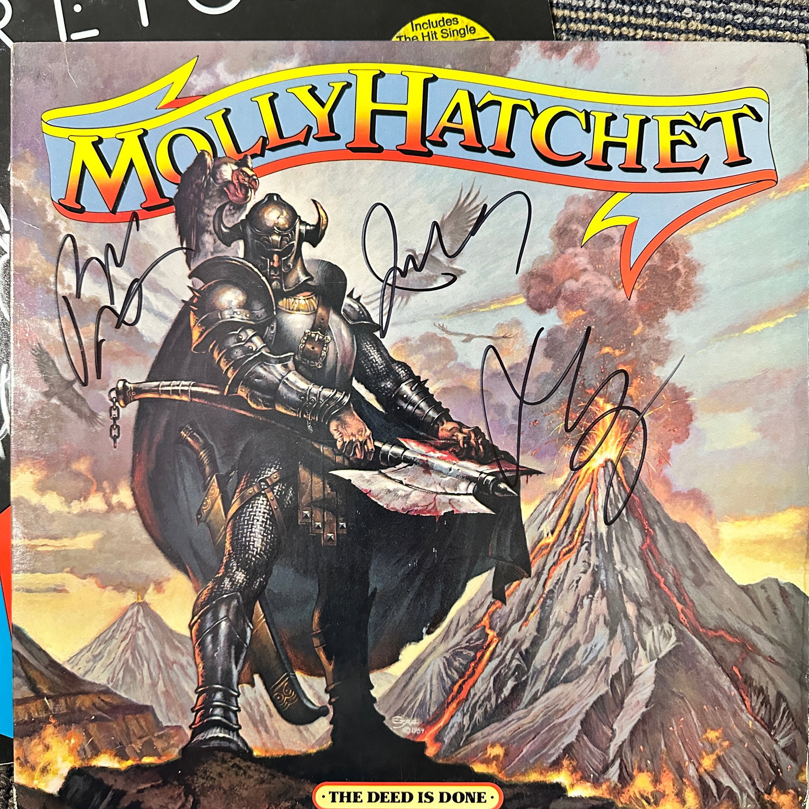 Molly Hatchet Autographed ALBUM: Displays are not framed, and can be framed for a cost. Framed items will state they are framed in the name of the item. All signed items come with a COA. Ask any and all questions BEFORE bidding. Sign