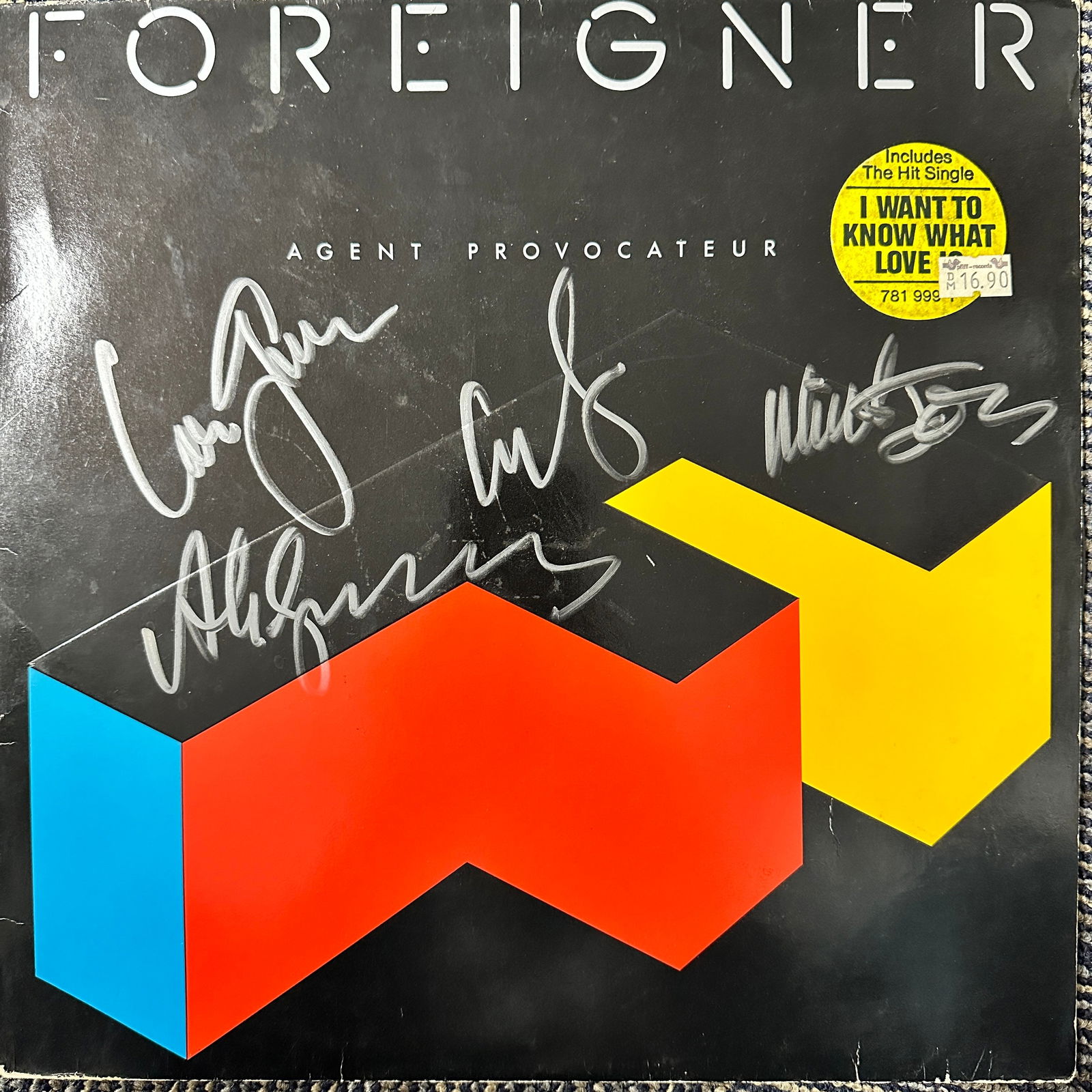 Foreigner Autographed ALBUM (1 of 1)
