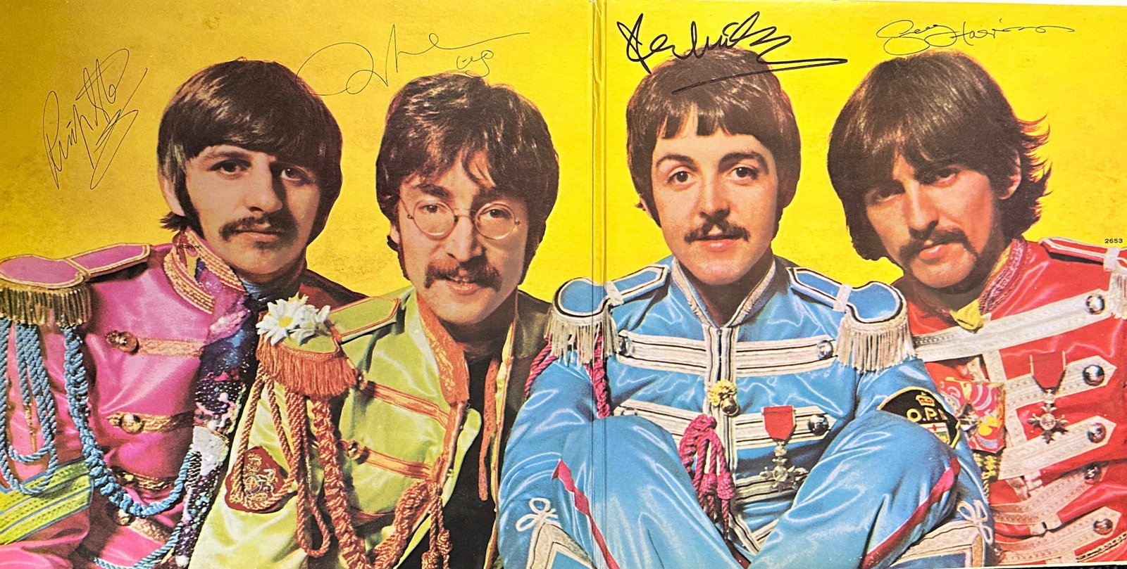 The Beatles Autographed ALBUM All 4: Displays are not framed, and can be framed for a cost. Framed items will state they are framed in the name of the item. All signed items come with a COA. Ask any and all questions BEFORE bidding. Sign