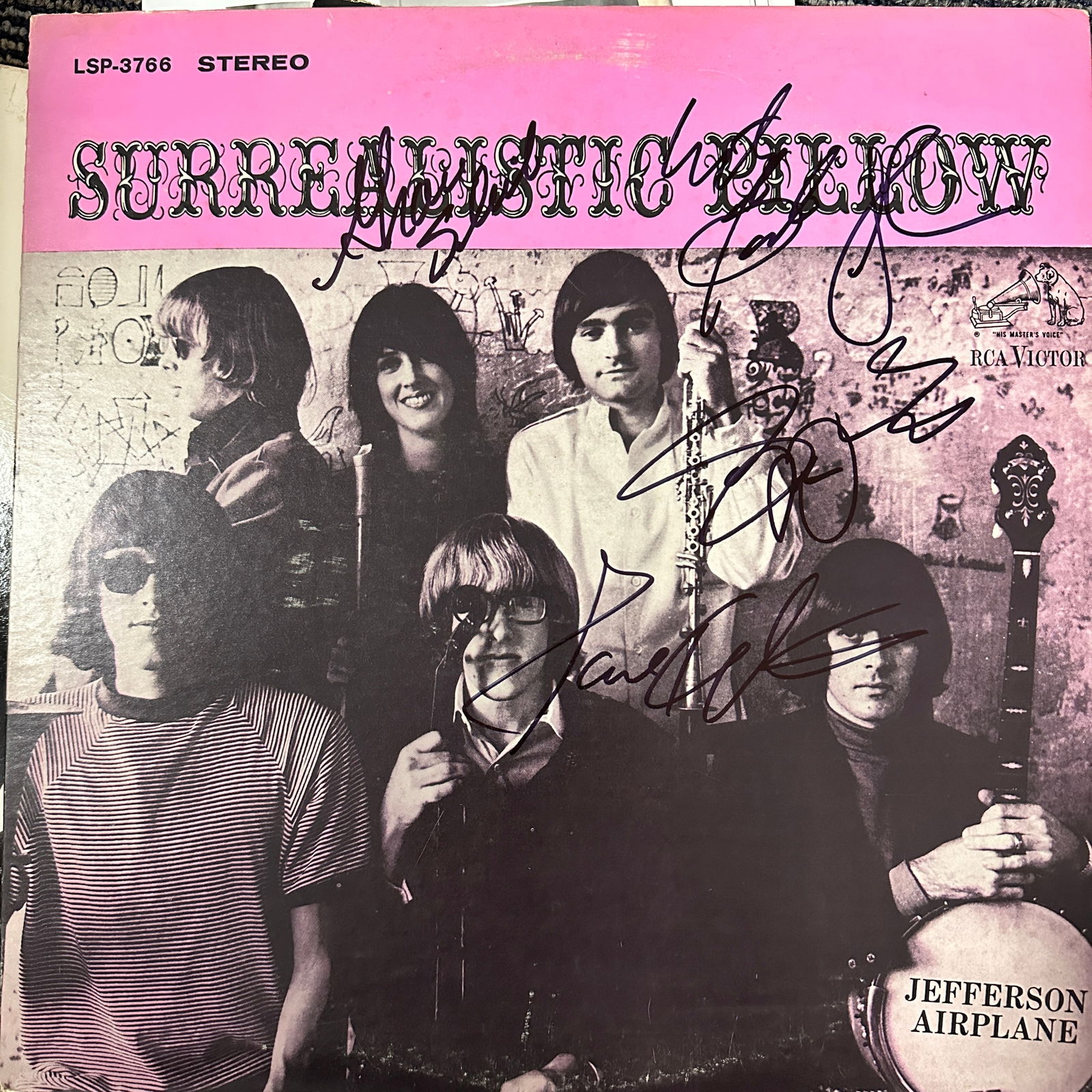 Jefferson Airplane AUTOGRAPHED Album (1 of 1)