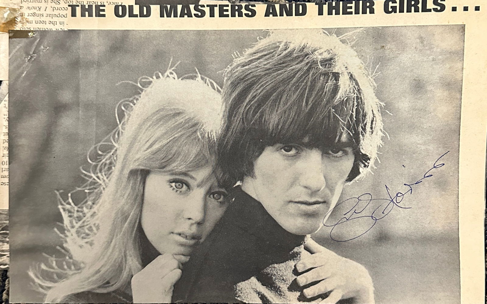 George Harrison Autographed Magazine Page Clipping: Displays are not framed, and can be framed for a cost. Framed items will state they are framed in the name of the item. All signed items come with a COA. Ask any and all questions BEFORE bidding. Sign