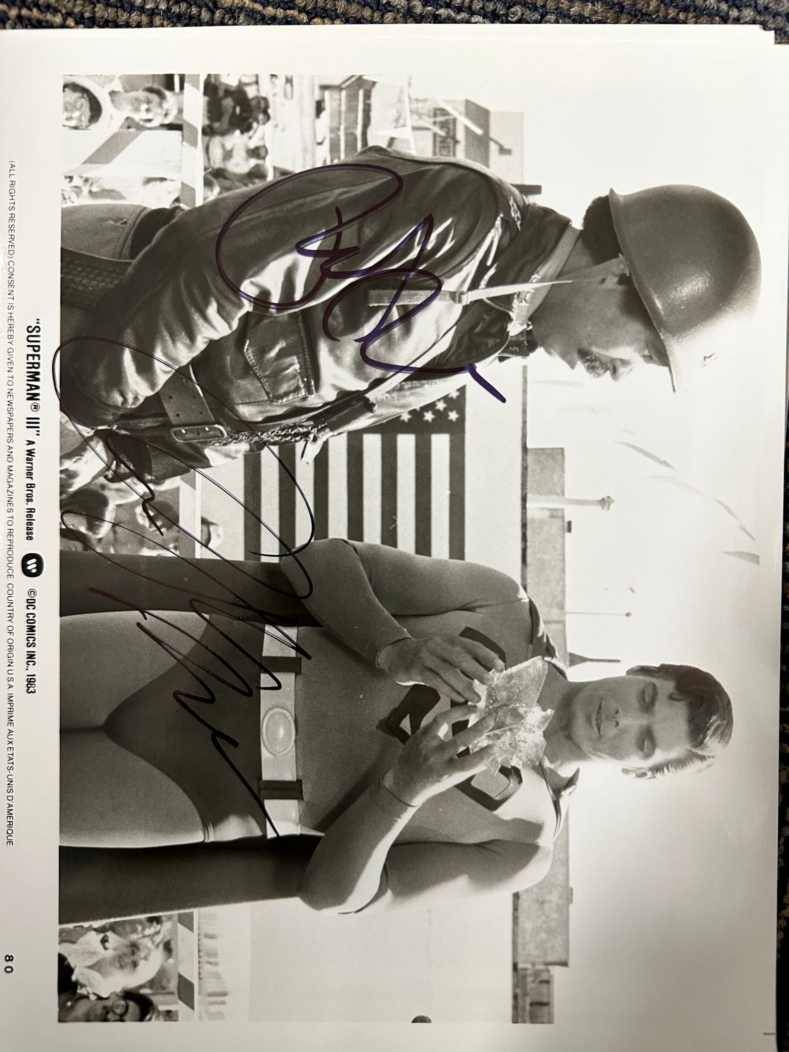 Richard Pryor Christopher Reeve AUTOGRAPHED 8X10 (1 of 1)