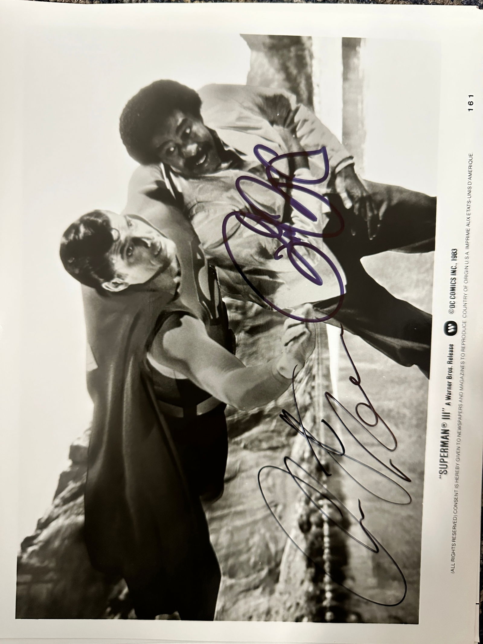Richard Pryor Christopher Reeve AUTOGRAPHED 8X10 (1 of 1)