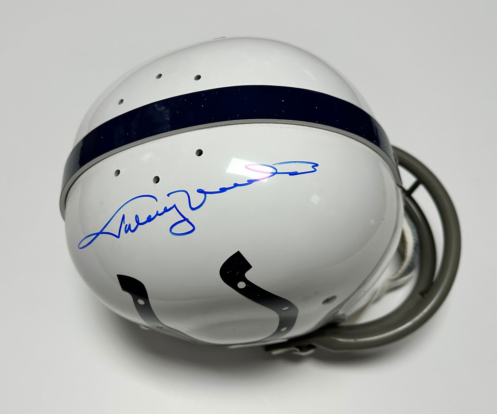 Johnny Unitas Autographed Full Size Football Helmet RARE (1 of 1)