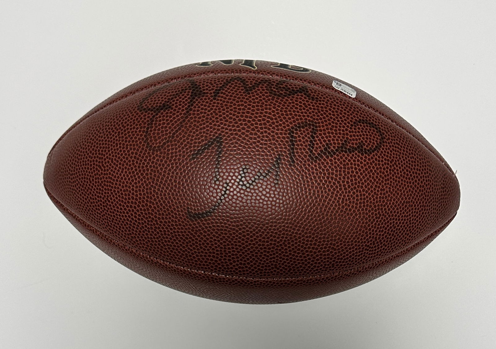 Joe Montana Jerry Rice Autographed Football (1 of 1)