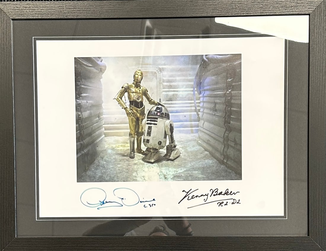 Anthony Daniels Kenny Baker Autographed 16X20 Framed (1 of 1)