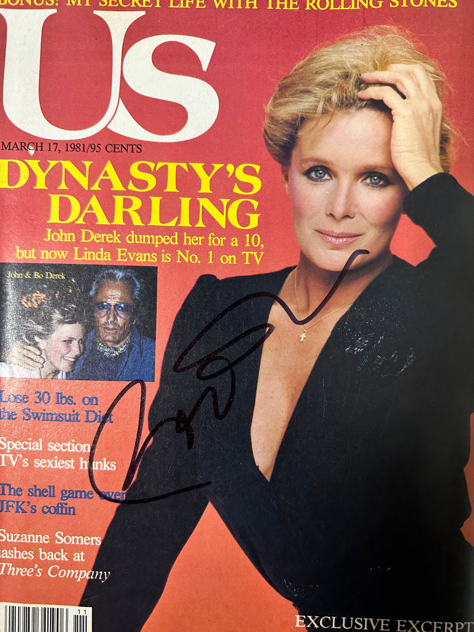 Bo Derek Autographed Magazine (1 of 1)