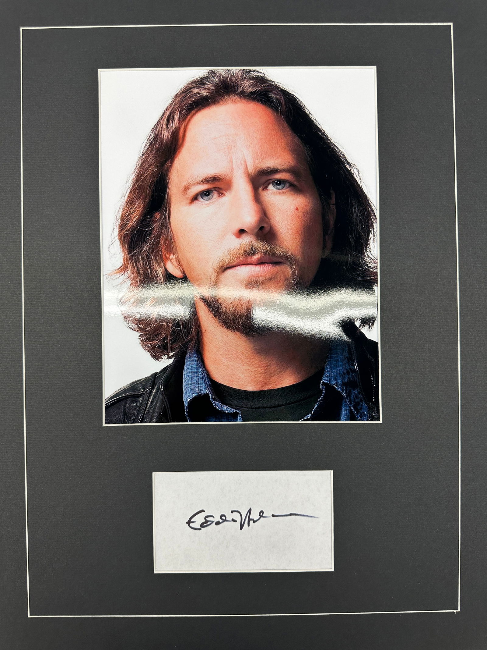 Eddie Vedder Autographed Display (1 of 1)