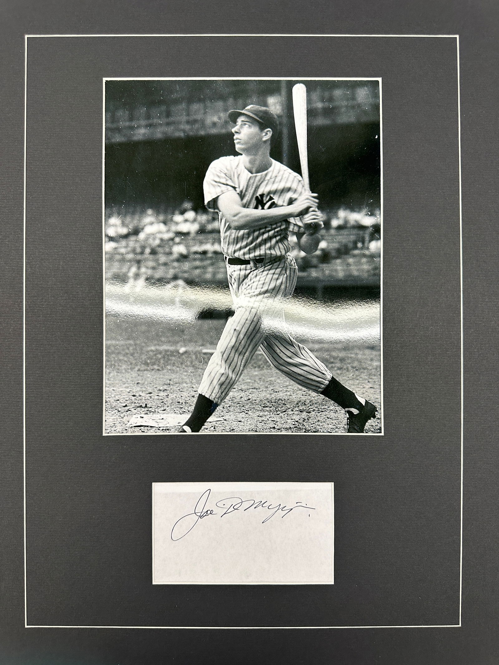 Joe DiMaggio AUTOGRAPHED Display (1 of 1)