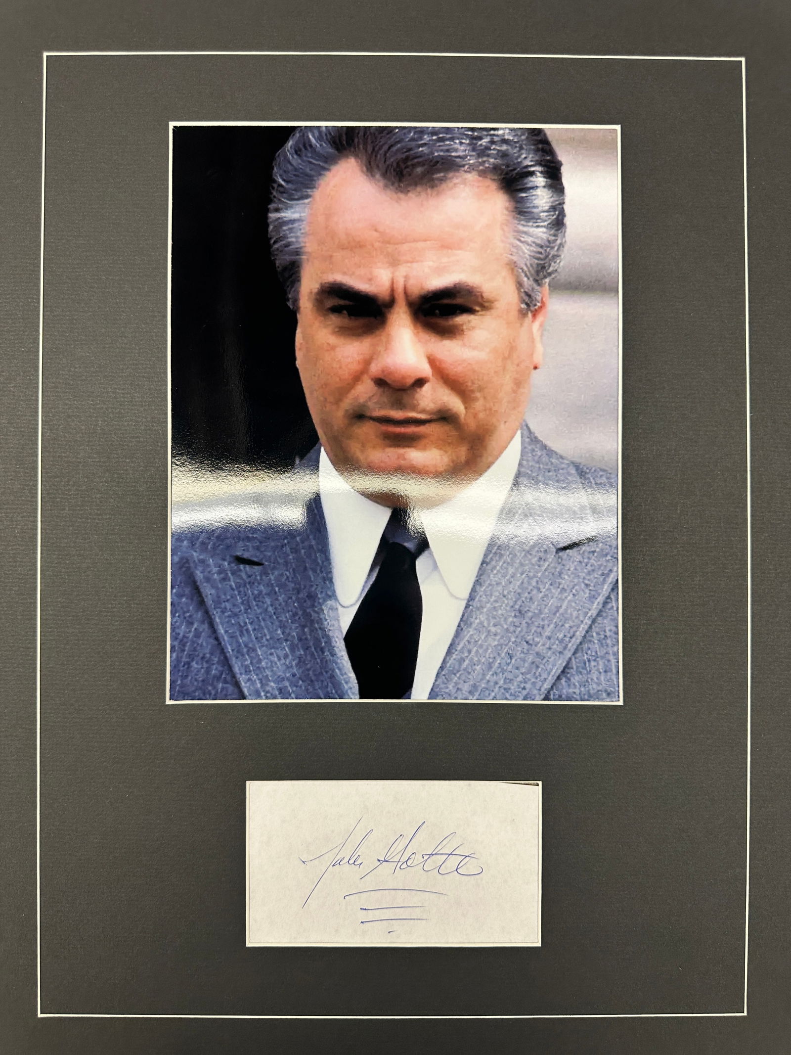 John Gotti Autographed DISPLAY (1 of 1)