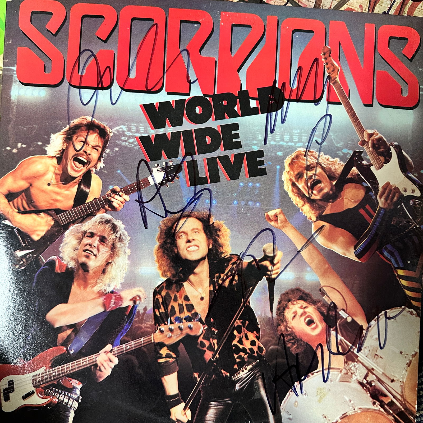 Scorpions Autographed Album All (1 of 1)