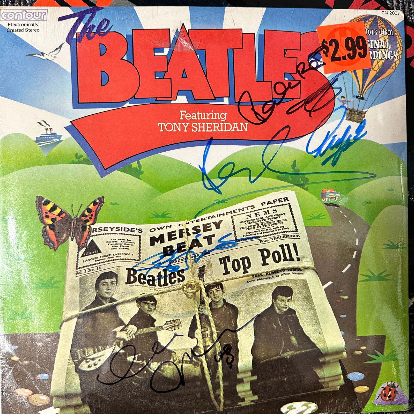 The Beatles Autographed Album JOHN PAUL GEORGE RINGO PETE BEST (1 of 1)