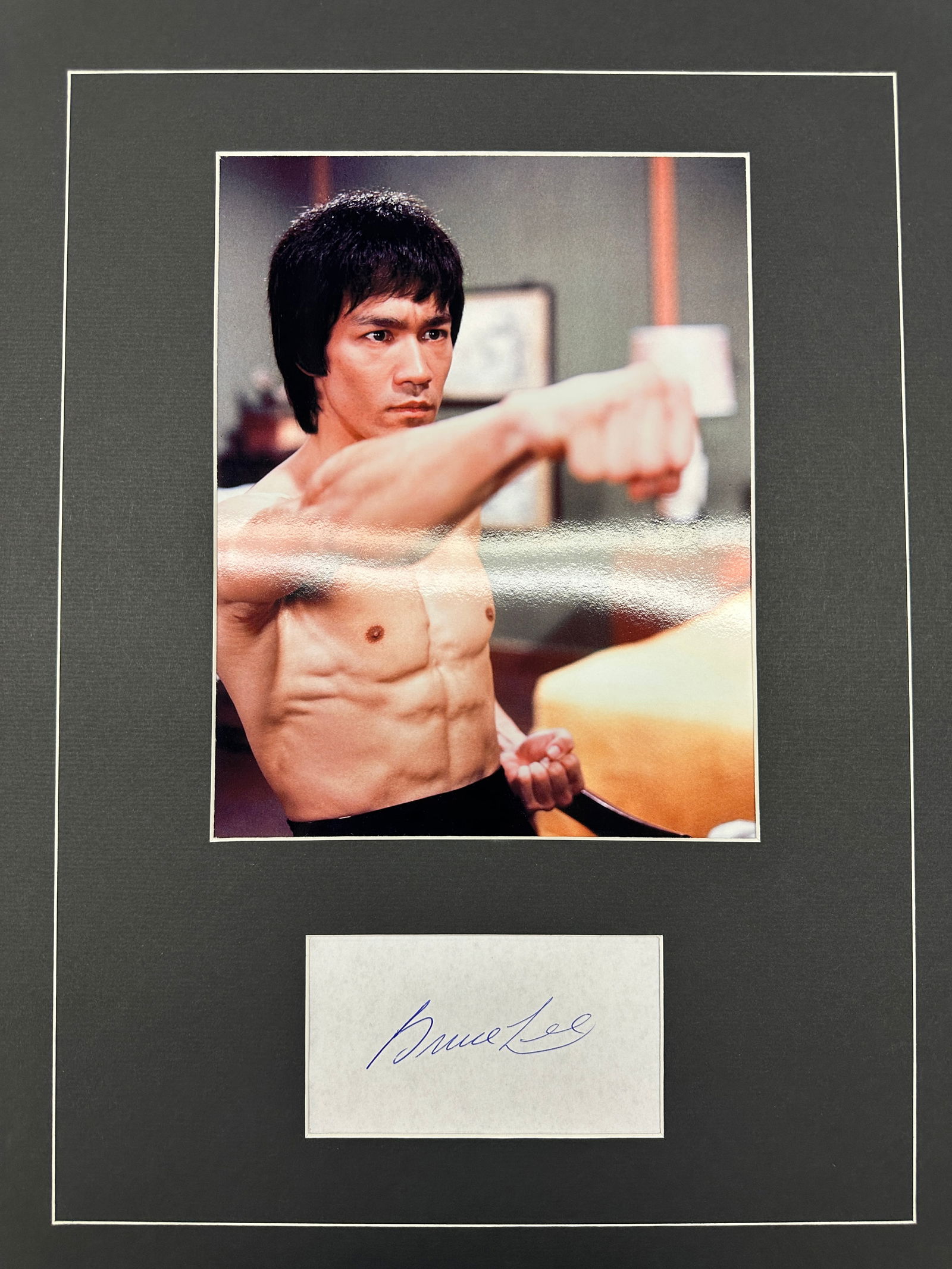 Bruce Lee Autographed Display (1 of 1)
