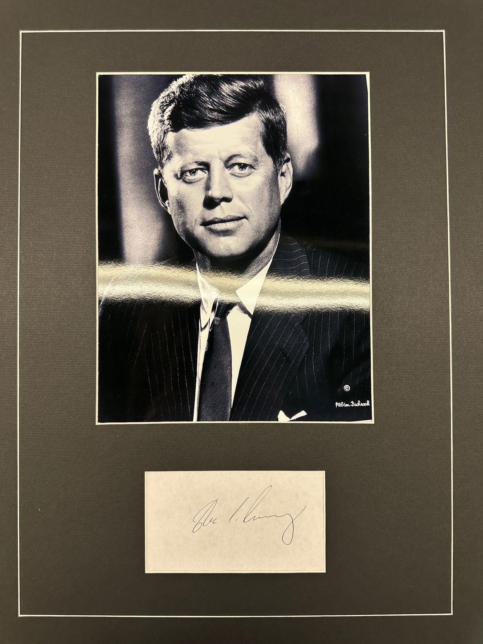 JFK Autographed Display (1 of 1)