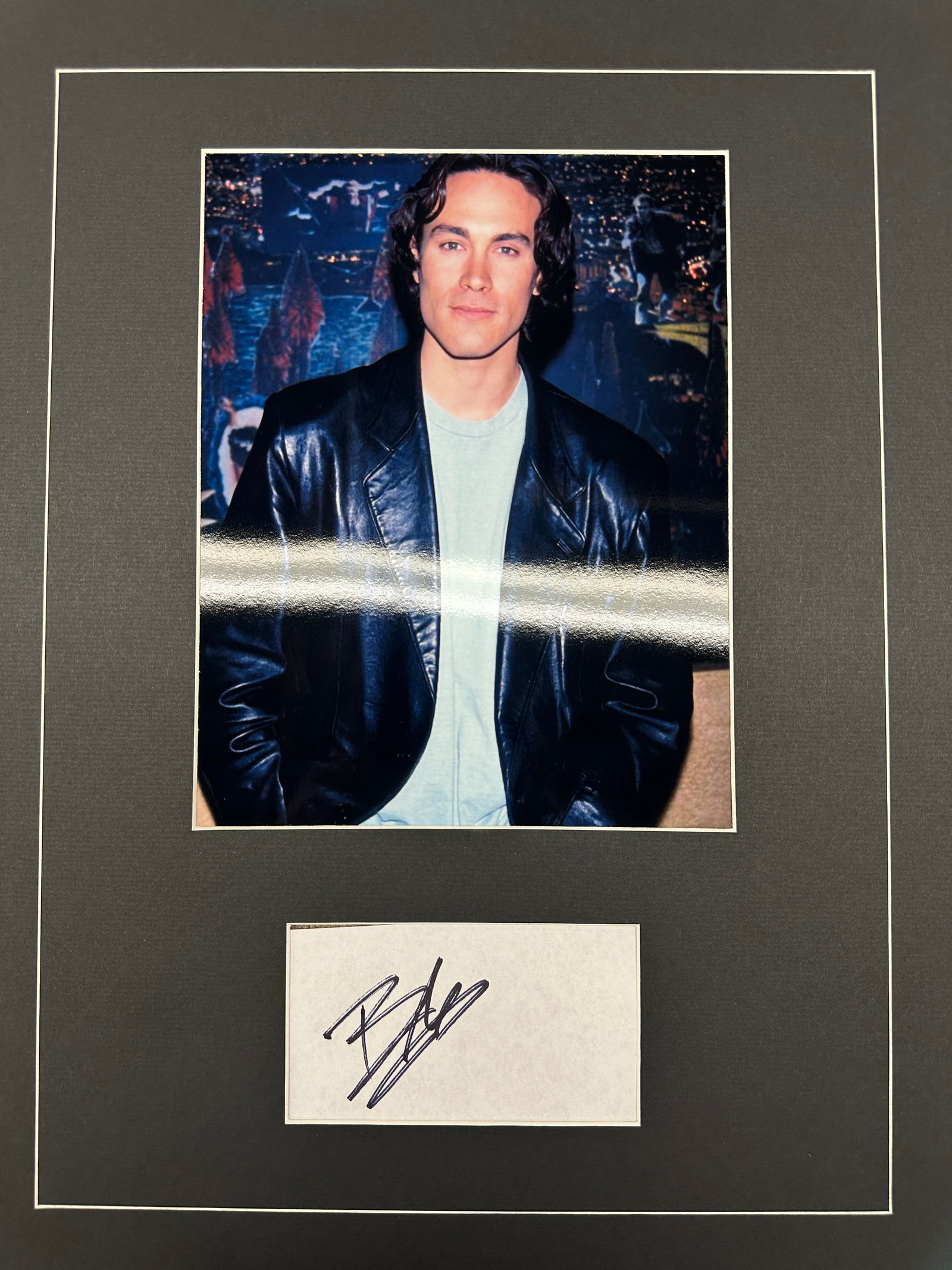 Brandon Lee AUTOGRAPHED Display (1 of 1)