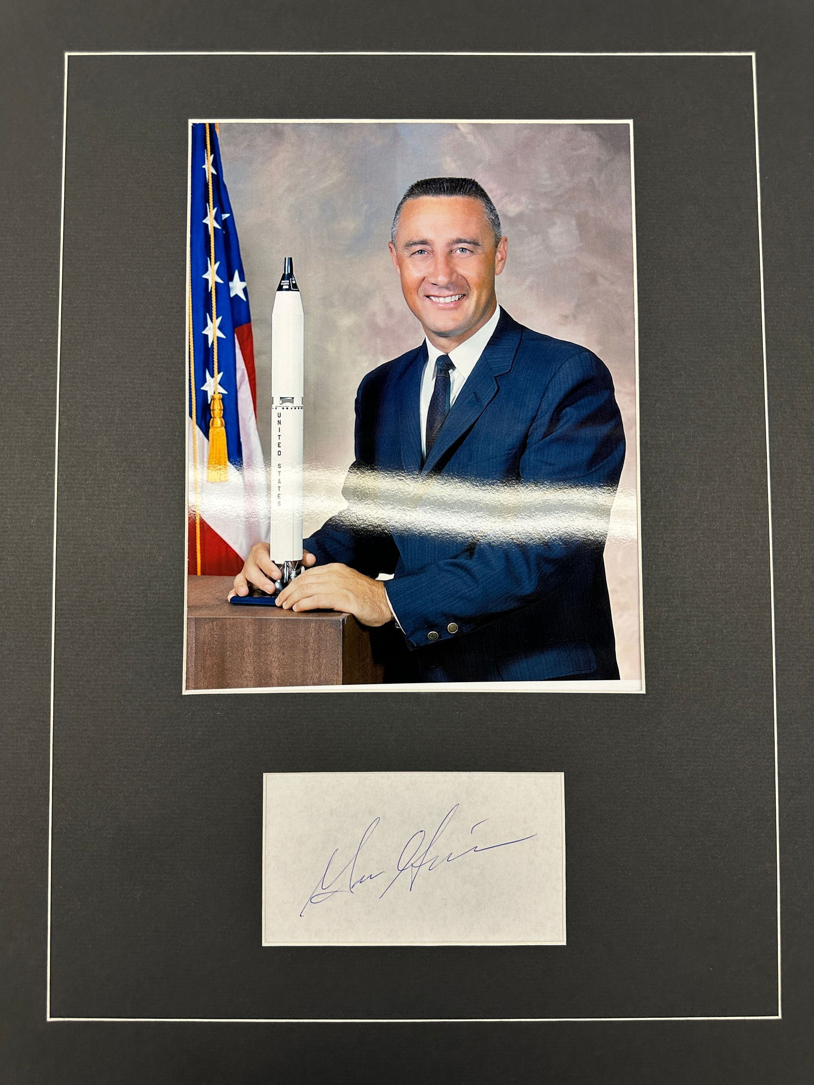 Gus Grissom Autographed Display (1 of 1)