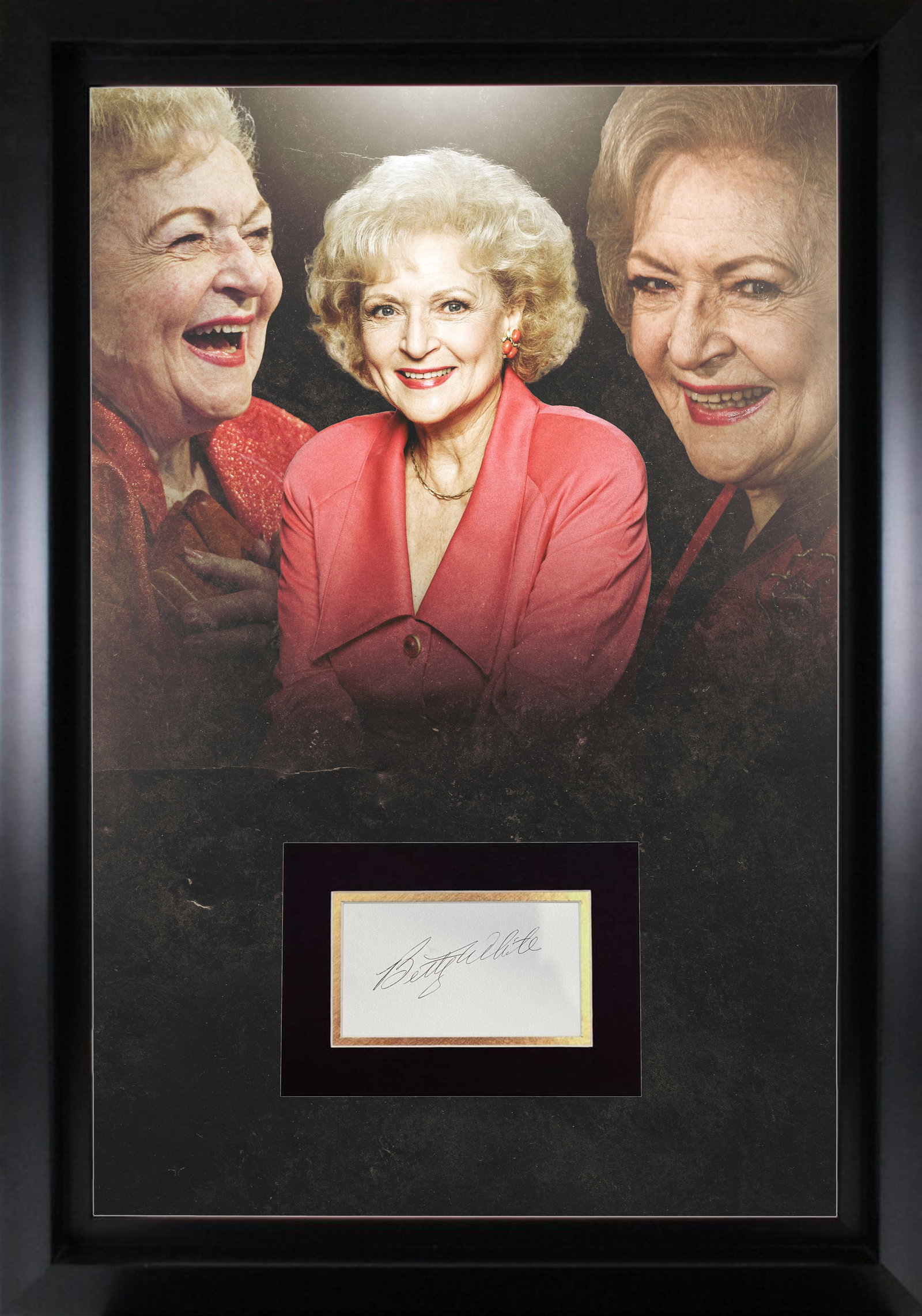 Betty White Autograph Display (1 of 1)