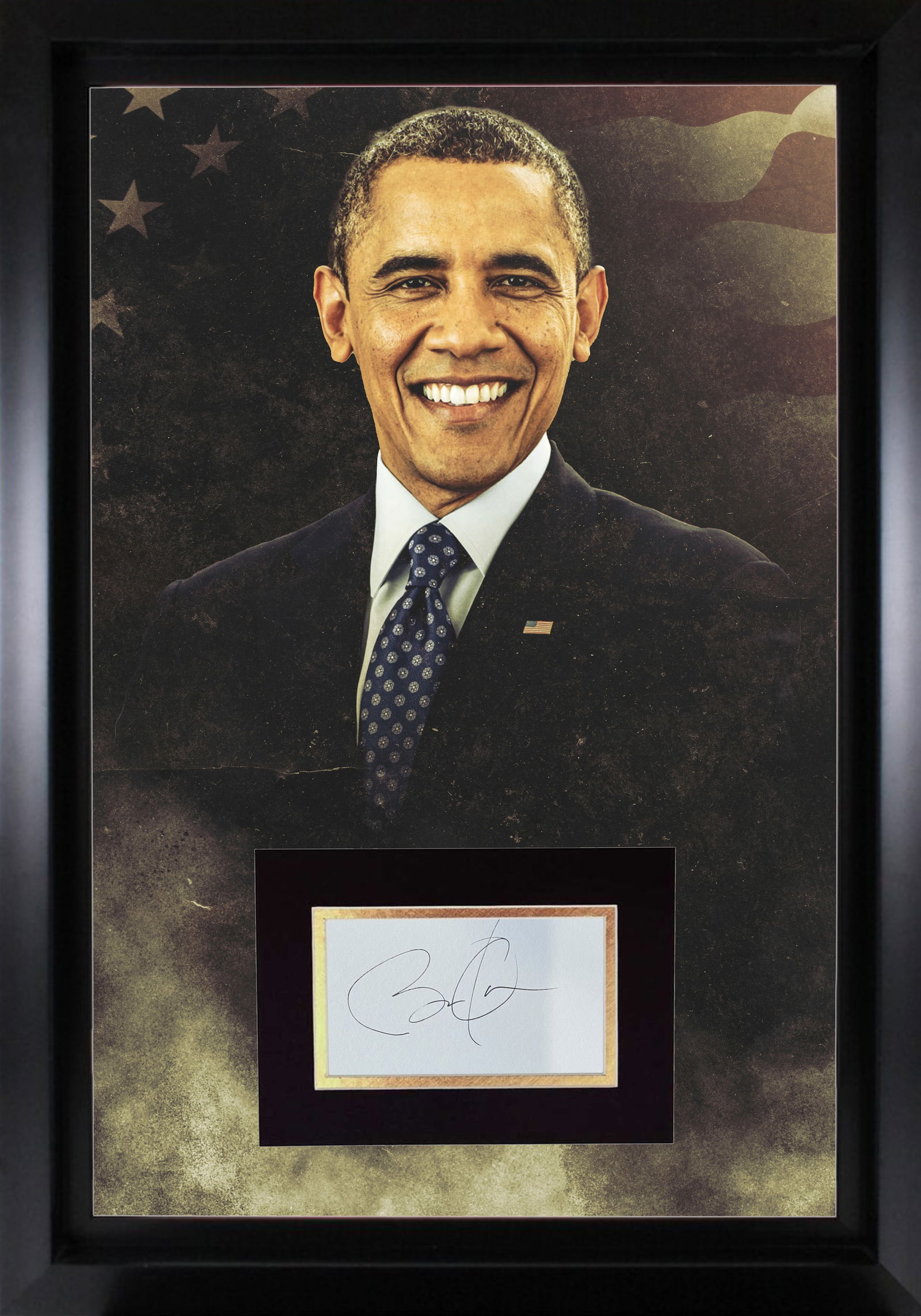 Barack Obama Autograph Display (1 of 1)