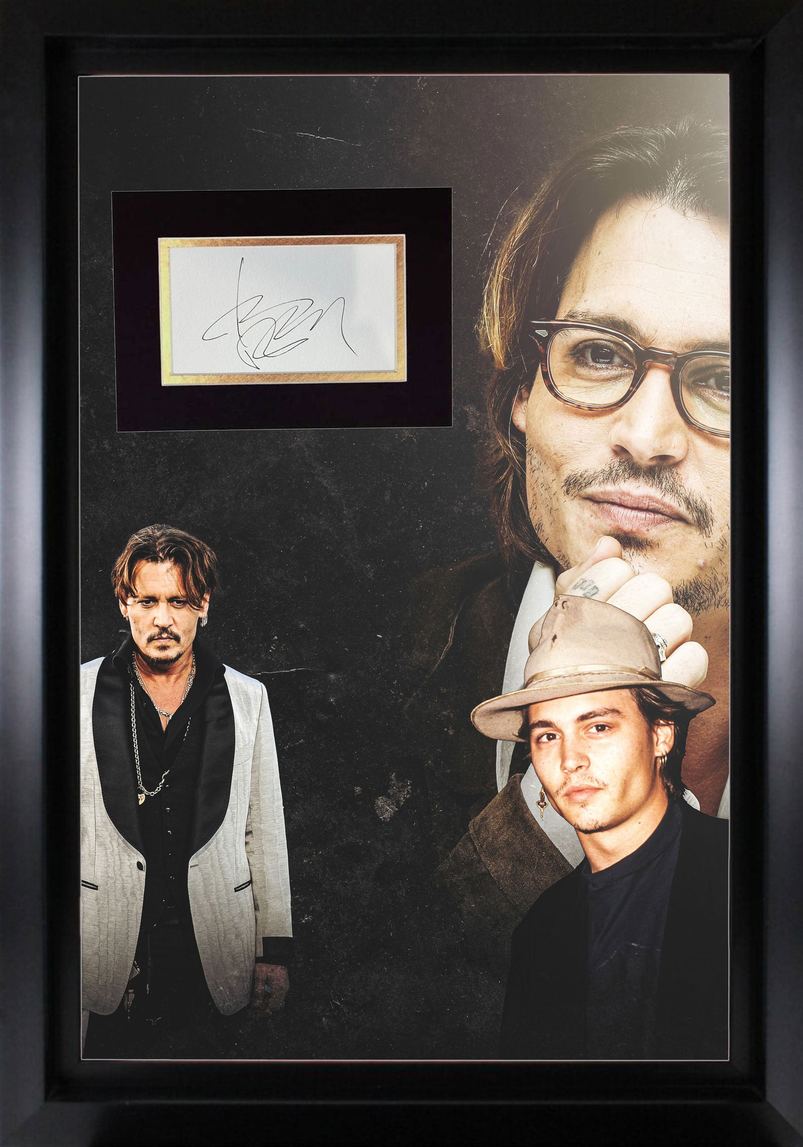 Johnny Depp Autograph Display (1 of 1)