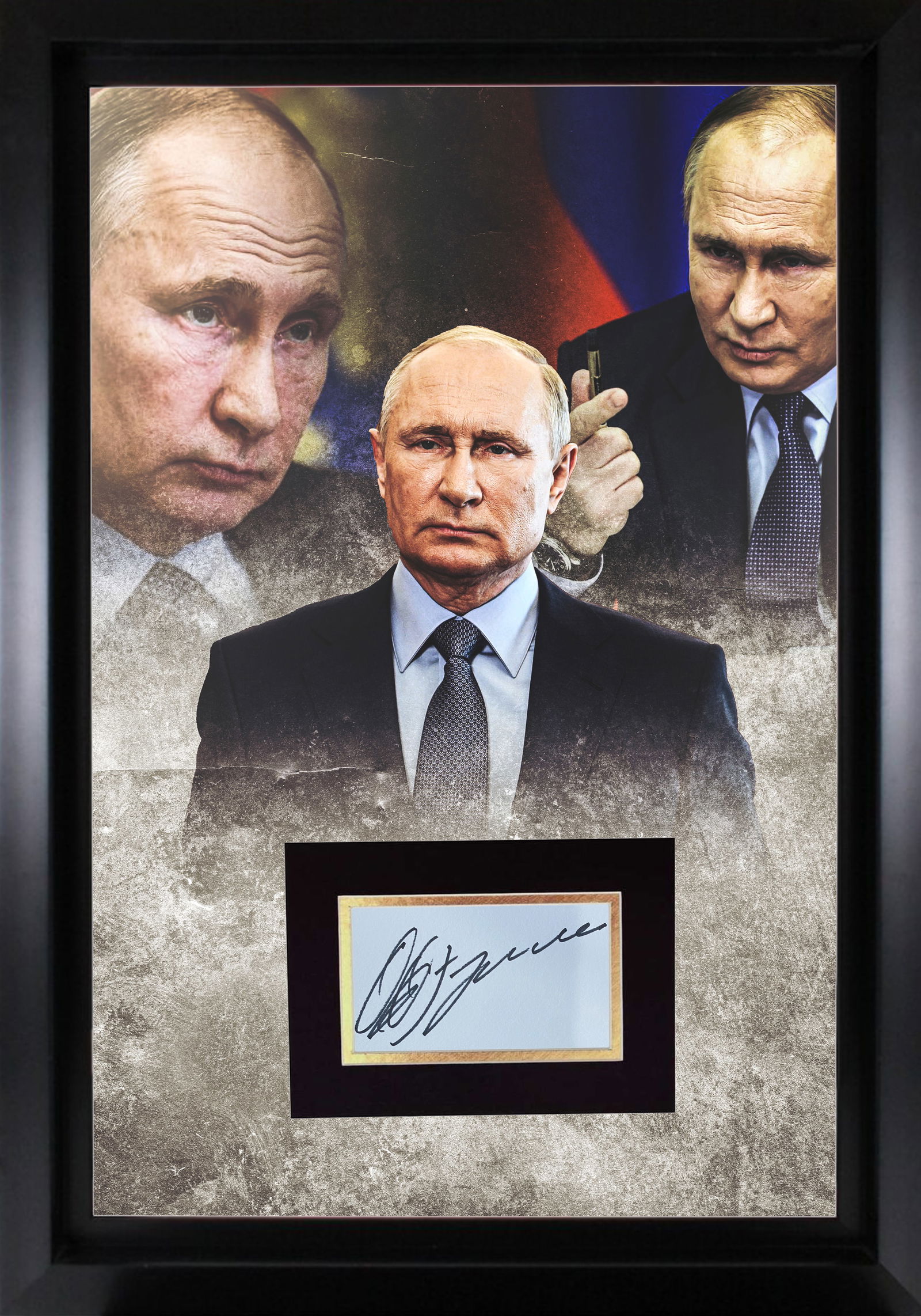 Vladamir Putin Autograph Display (1 of 1)