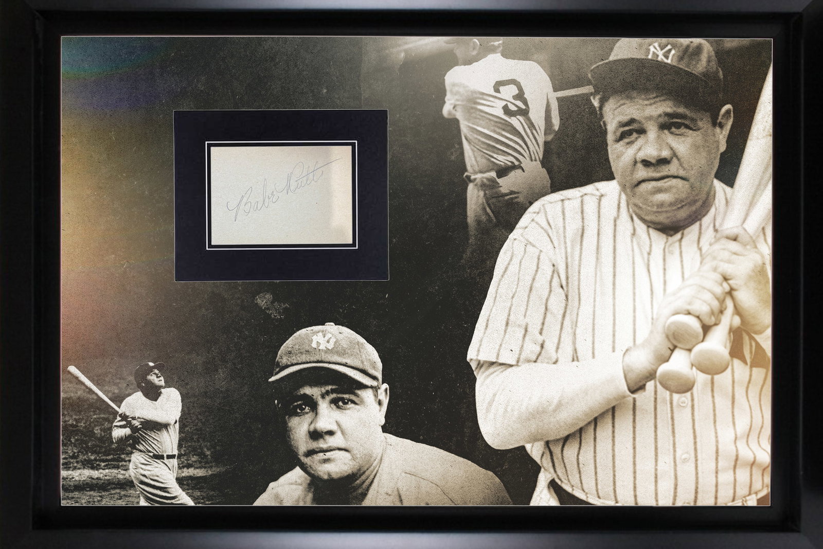 Babe Ruth Autograph Display (1 of 1)