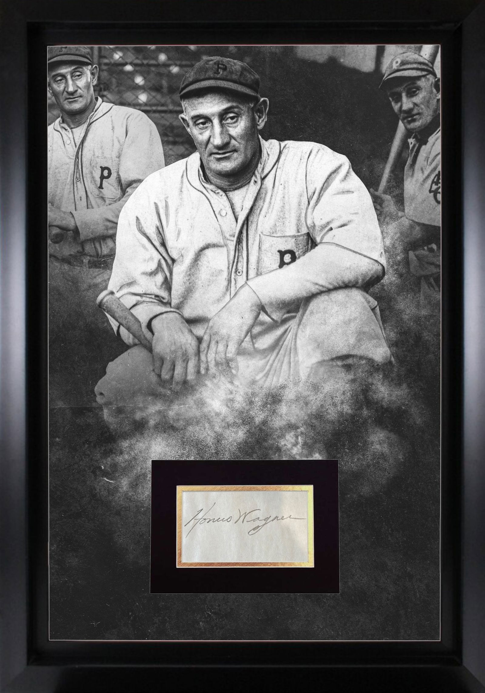 Honus Wagner Autograph Display (1 of 1)